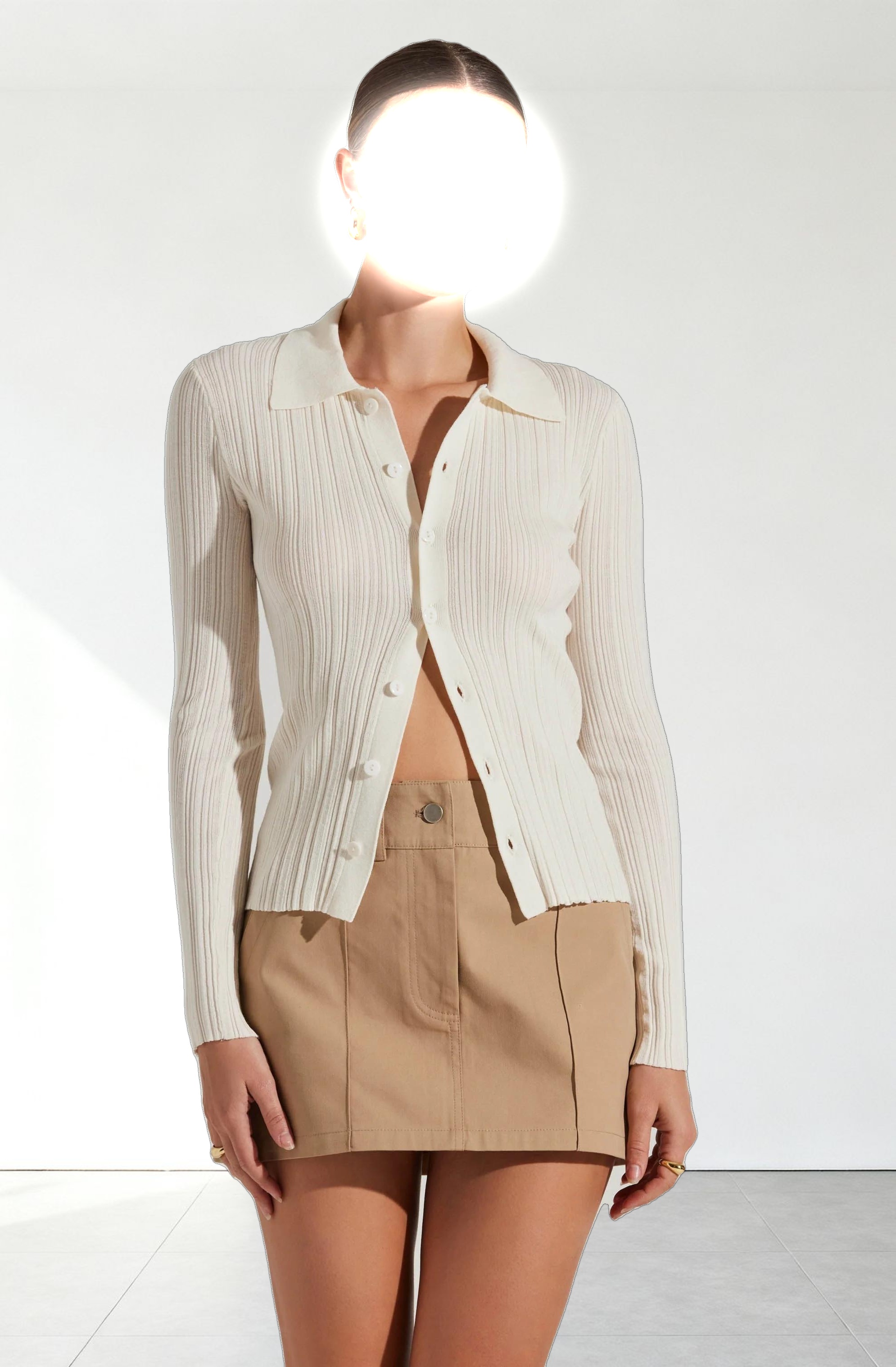 Eliot Collared Button-Up Sweater