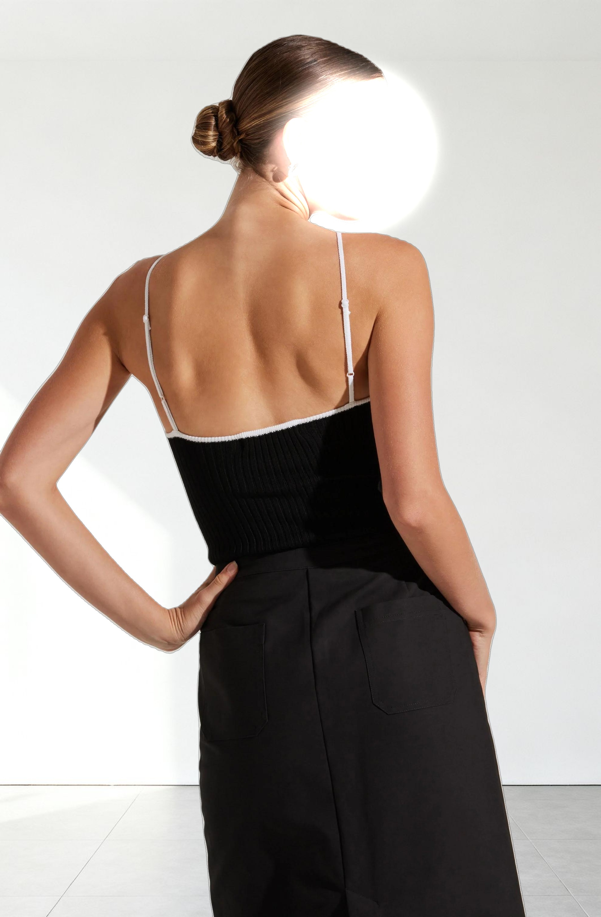 Jenini Ribbed High Neck Sweater