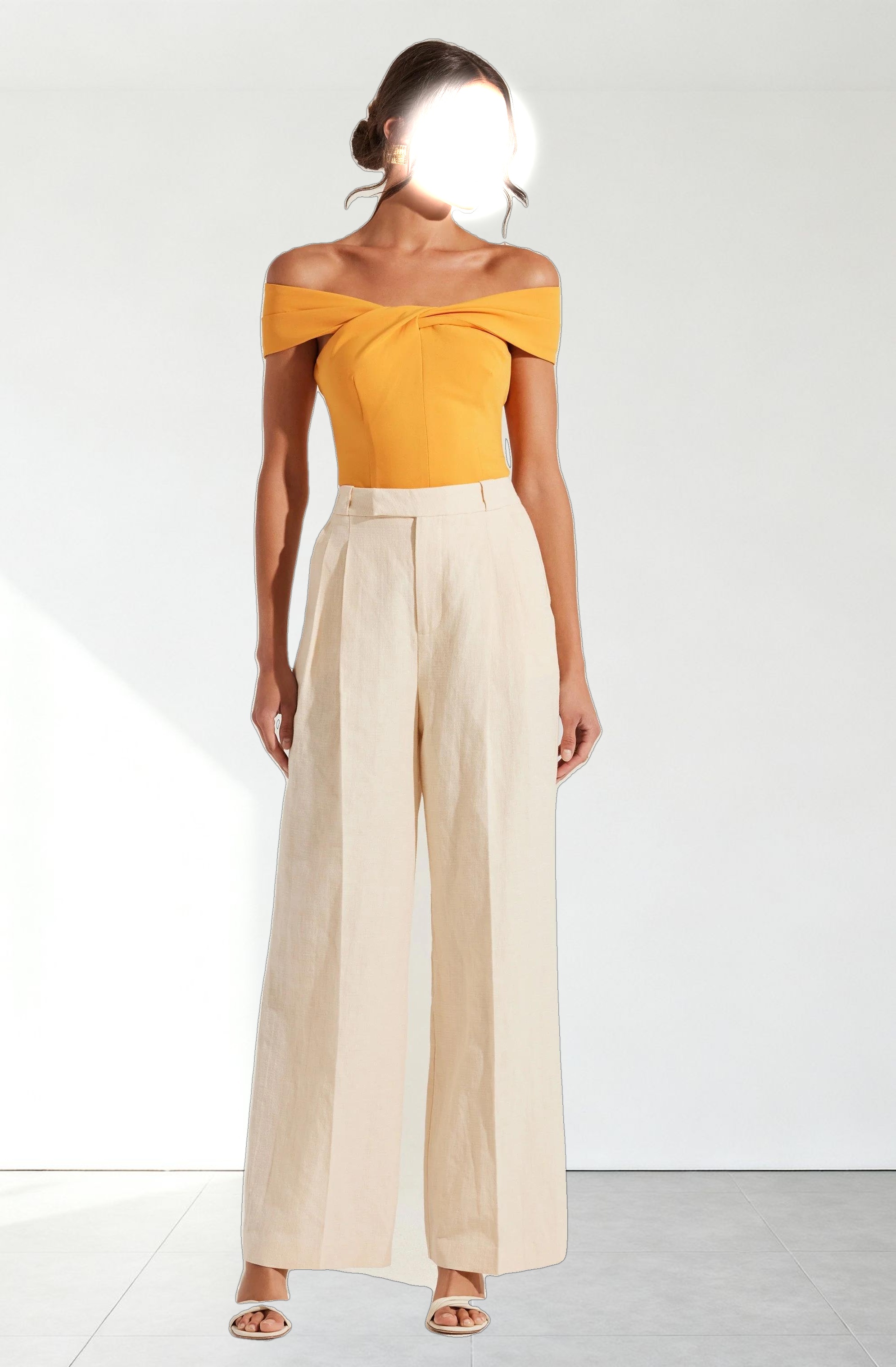 Catherine Twist Off Shoulder Top