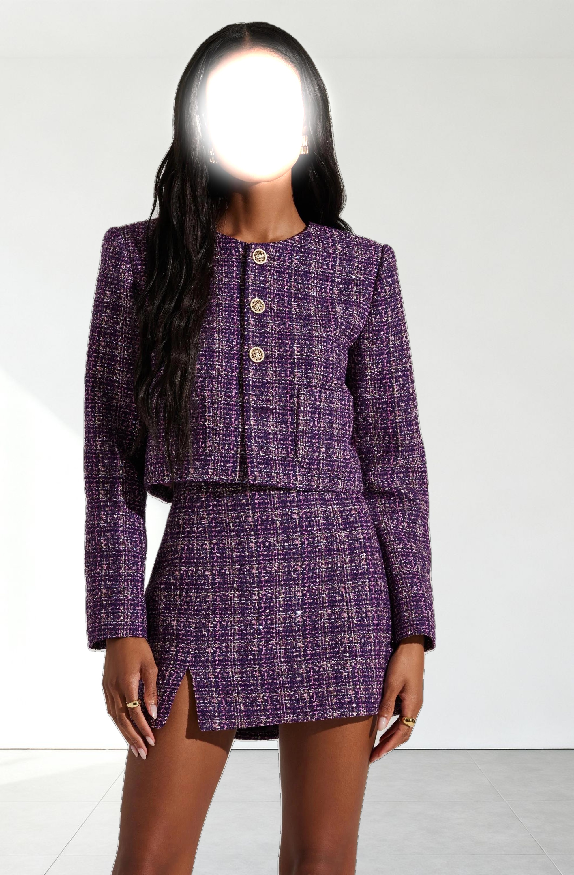 Lyssa Tweed Cropped Jacket