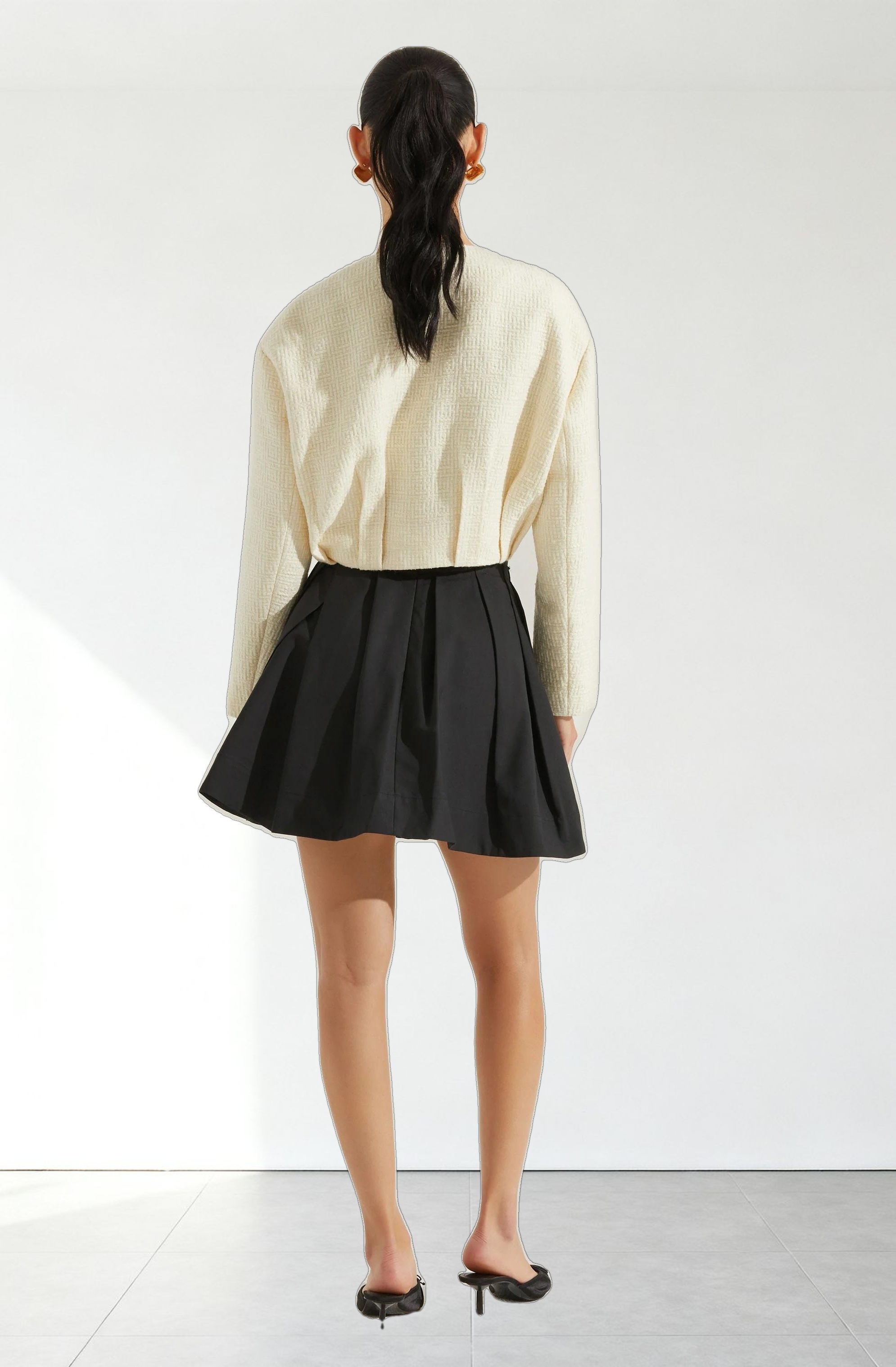 Edana Cropped Tailored Jacket