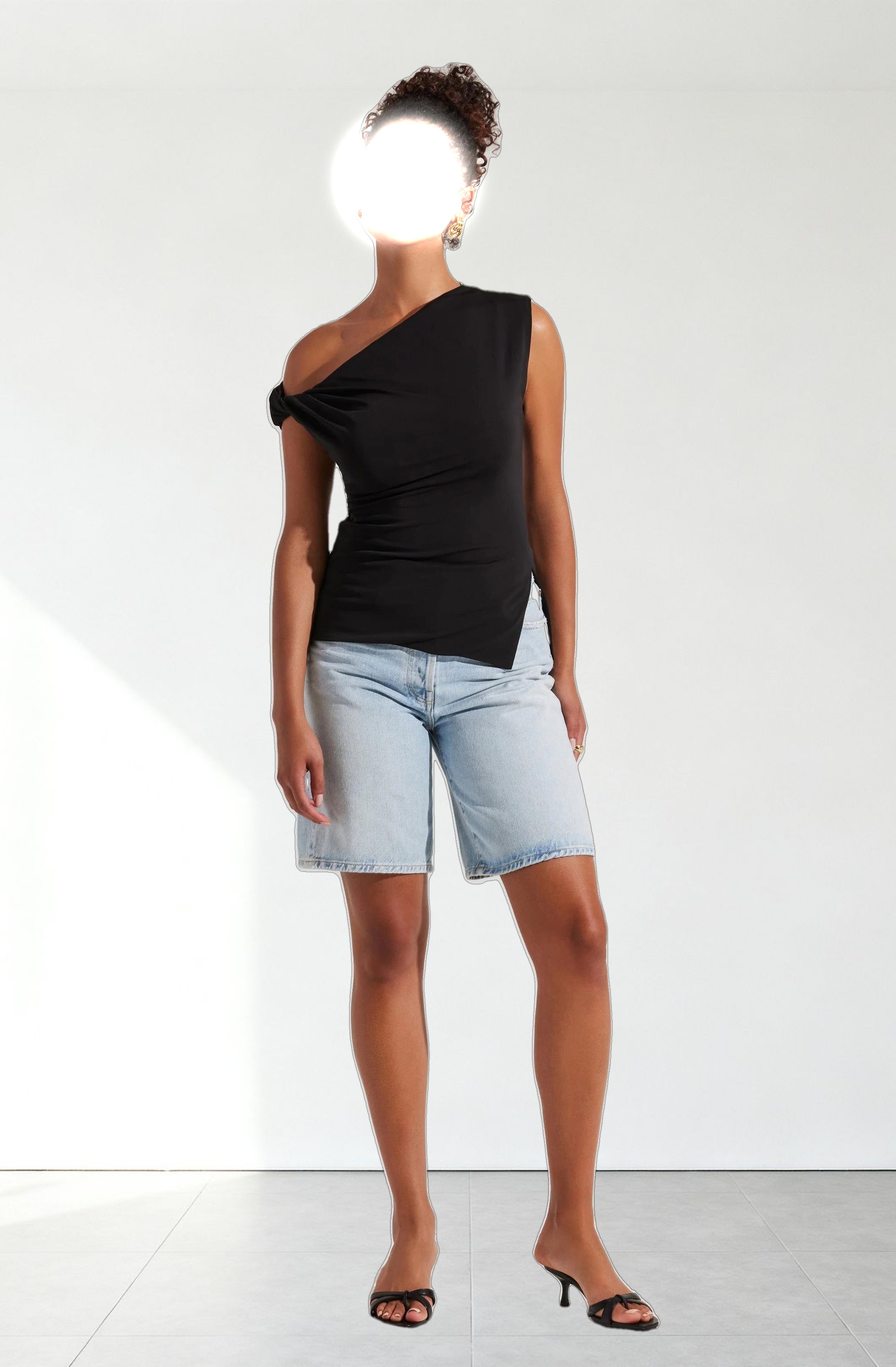 Aphra Twisted Off Shoulder Top