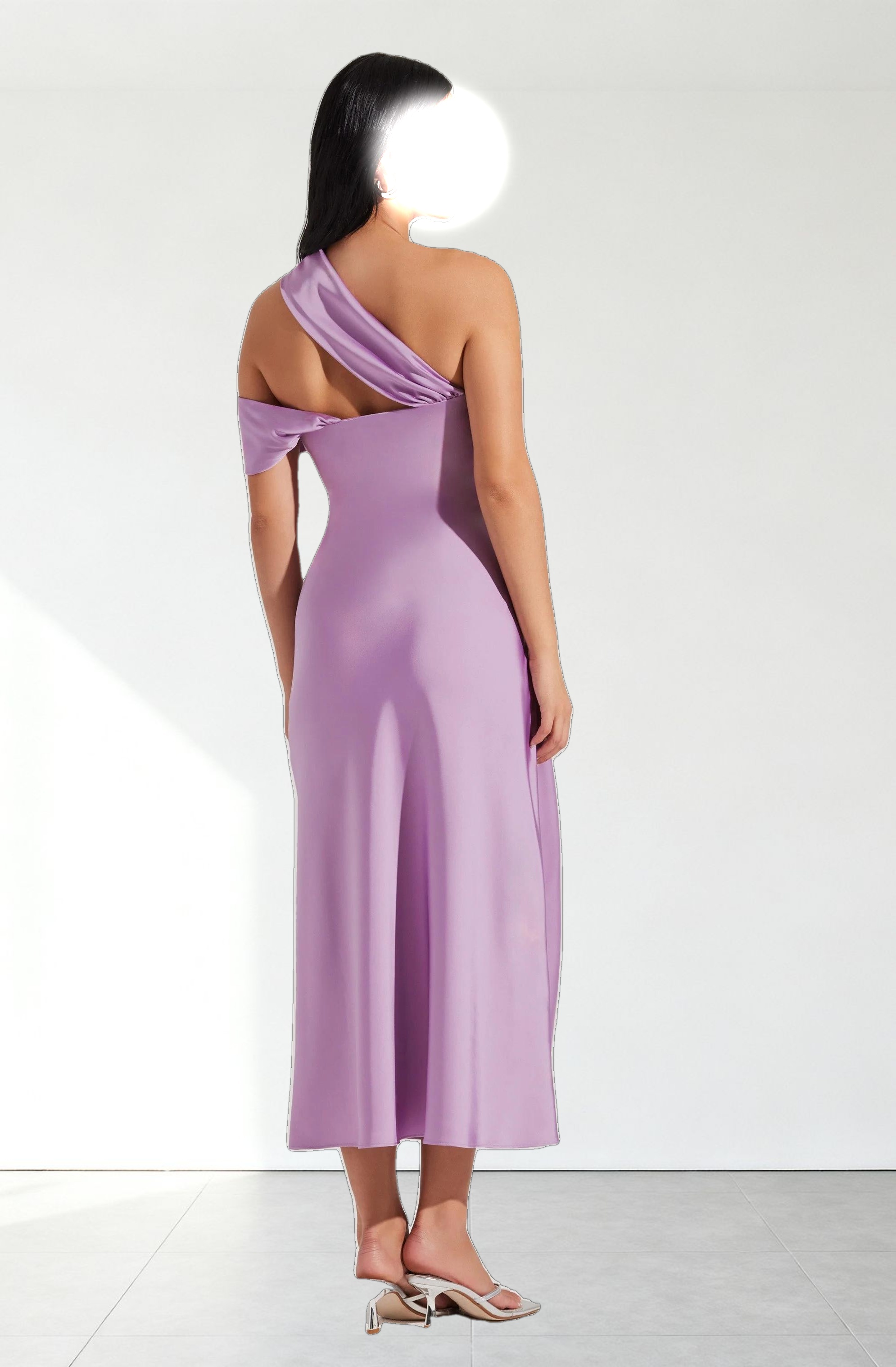 Cersei One Shoulder Midi Dress