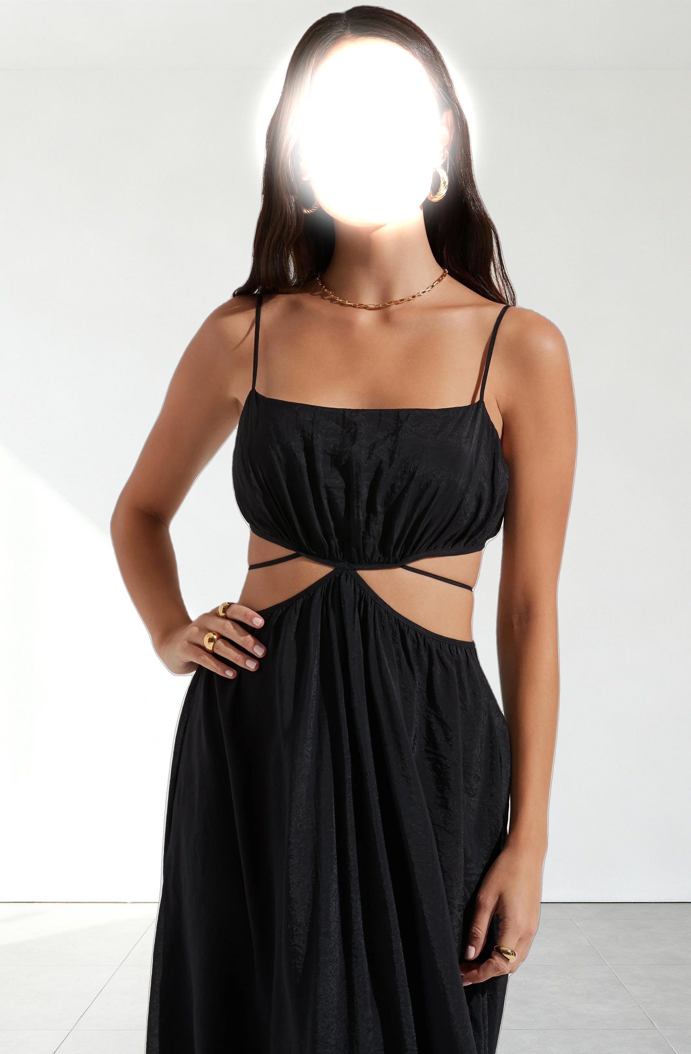 Sanger Cutout Midi Dress