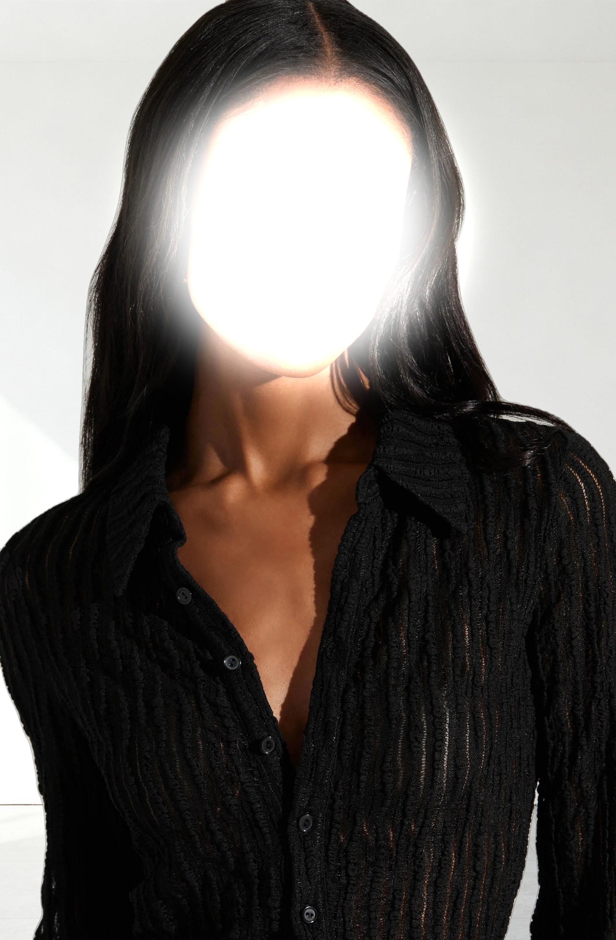 Iryna Sheer Textured Top