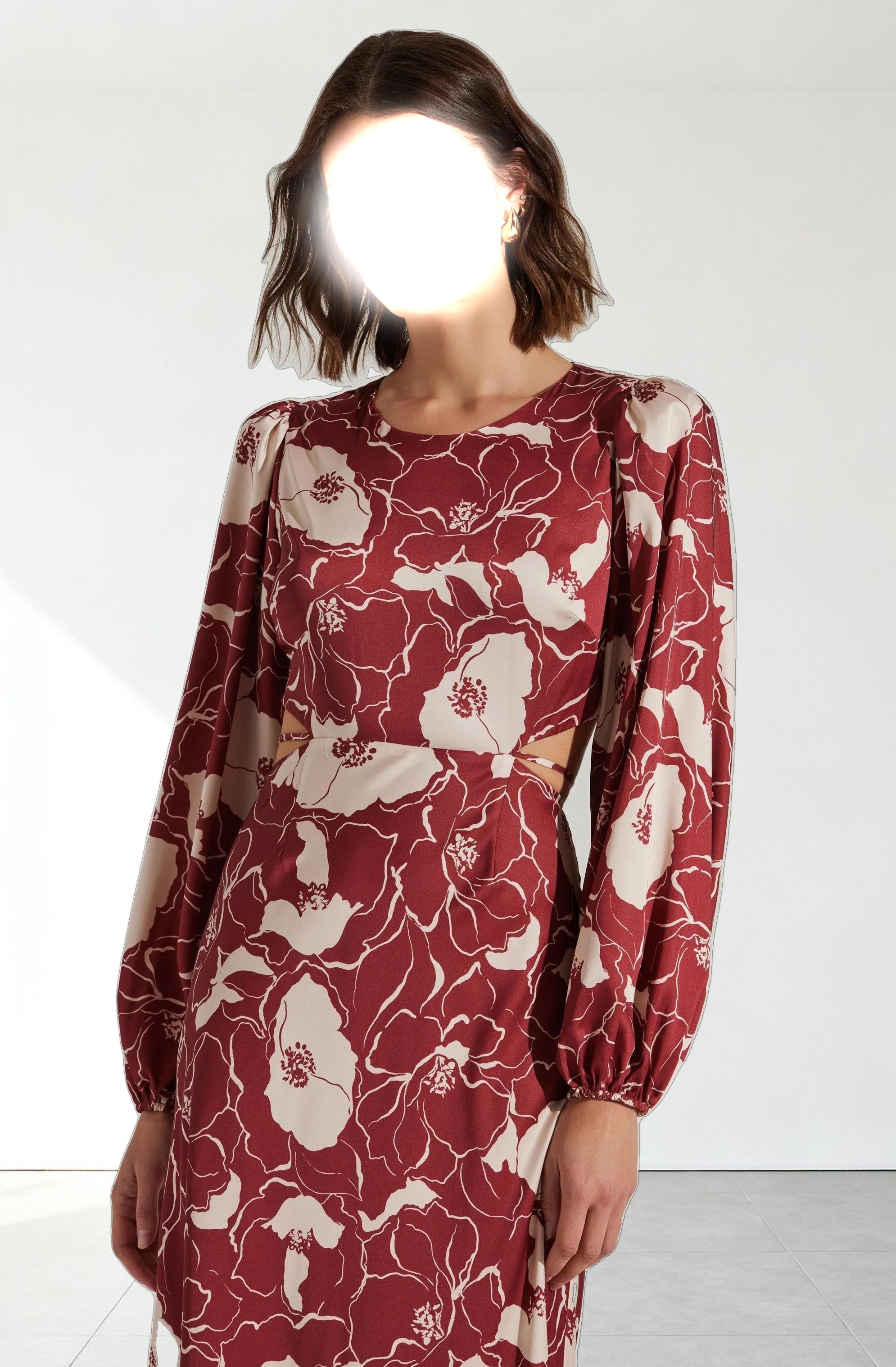 Quinn Floral Cutout Maxi Dress