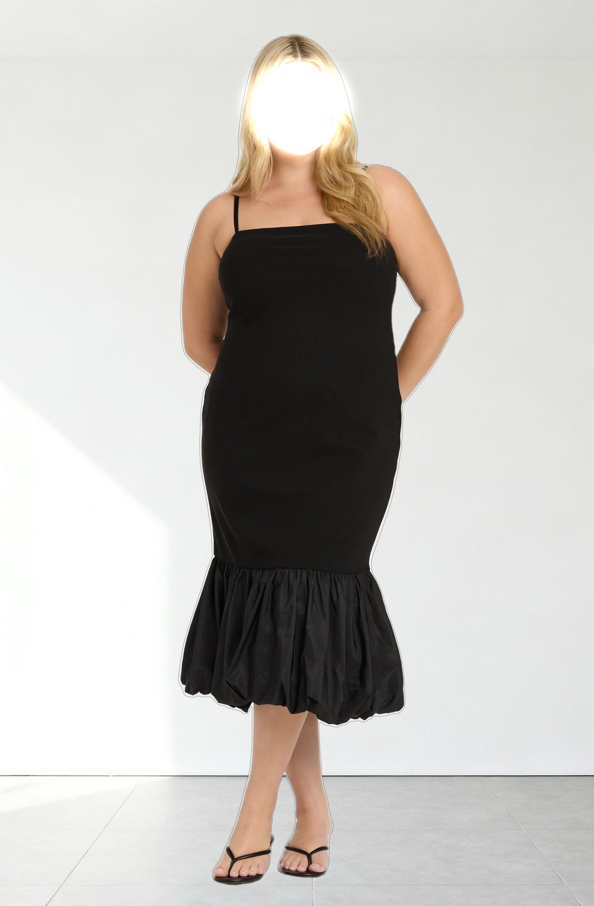 Brittnea Bodycon Bubble Hem Dress