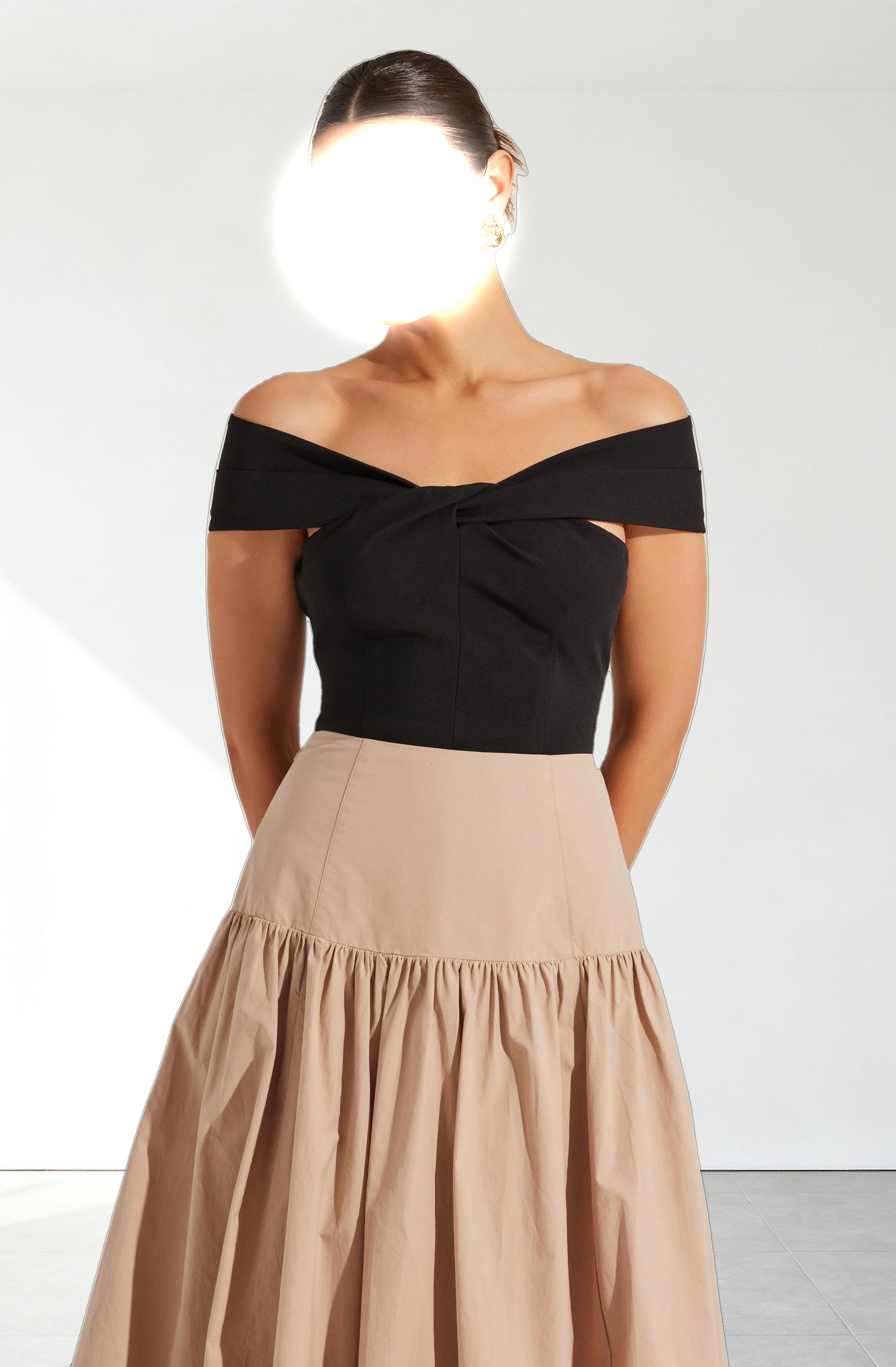 Catherine Twist Off Shoulder Top