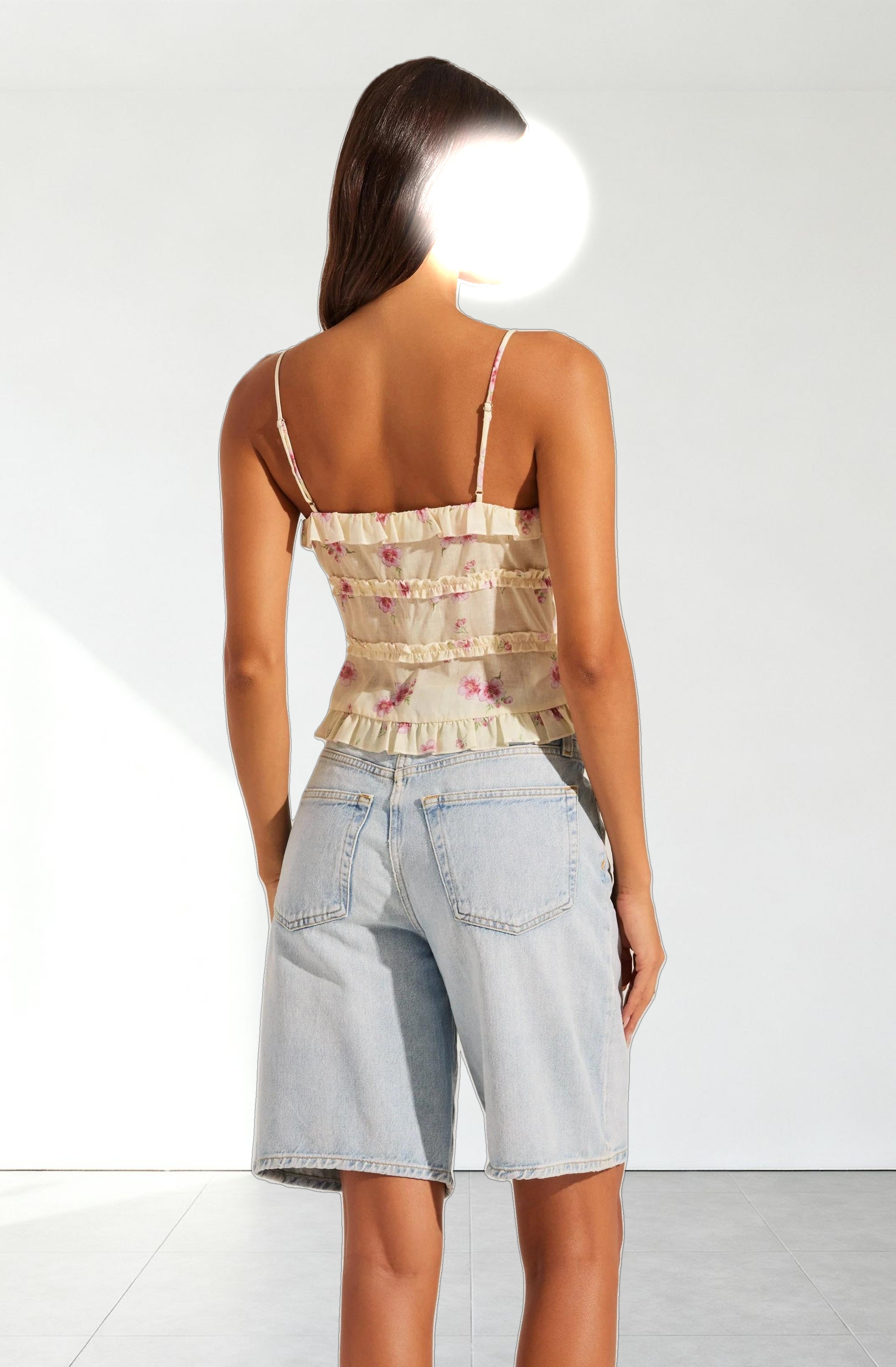 Islah Floral Tie-Front Top