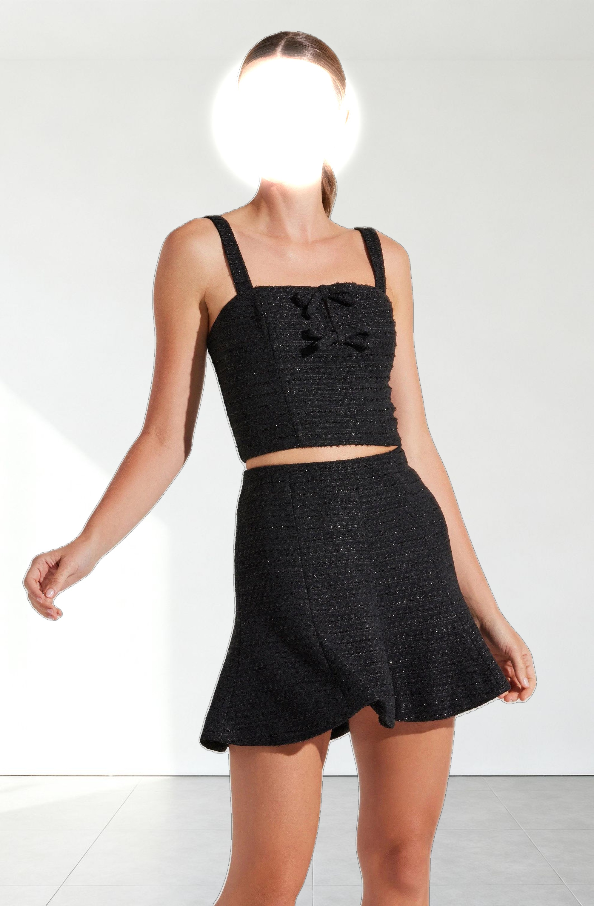 Kiona Tweed Mini Skirt