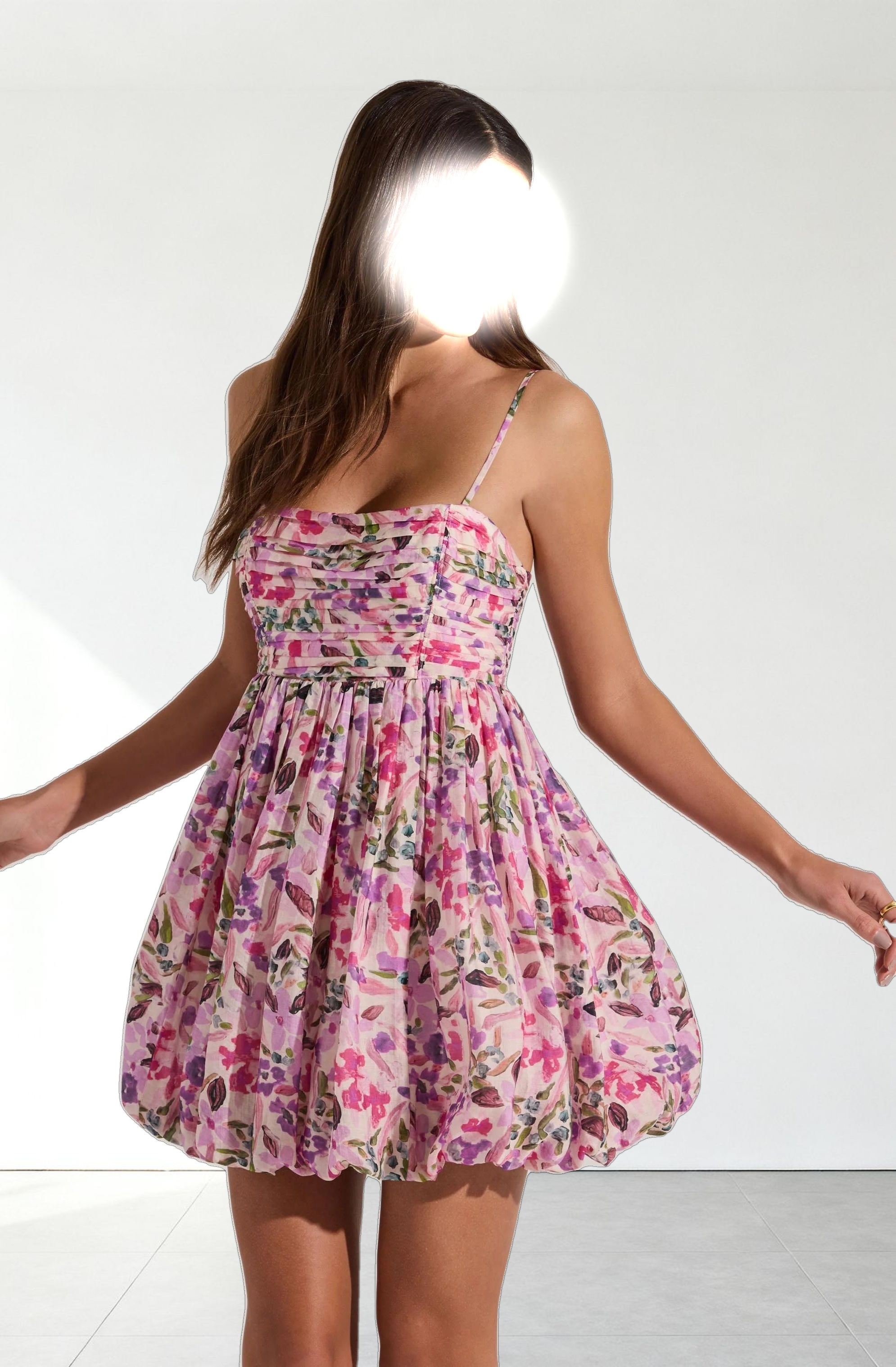 Bubble Floral Mini Dress