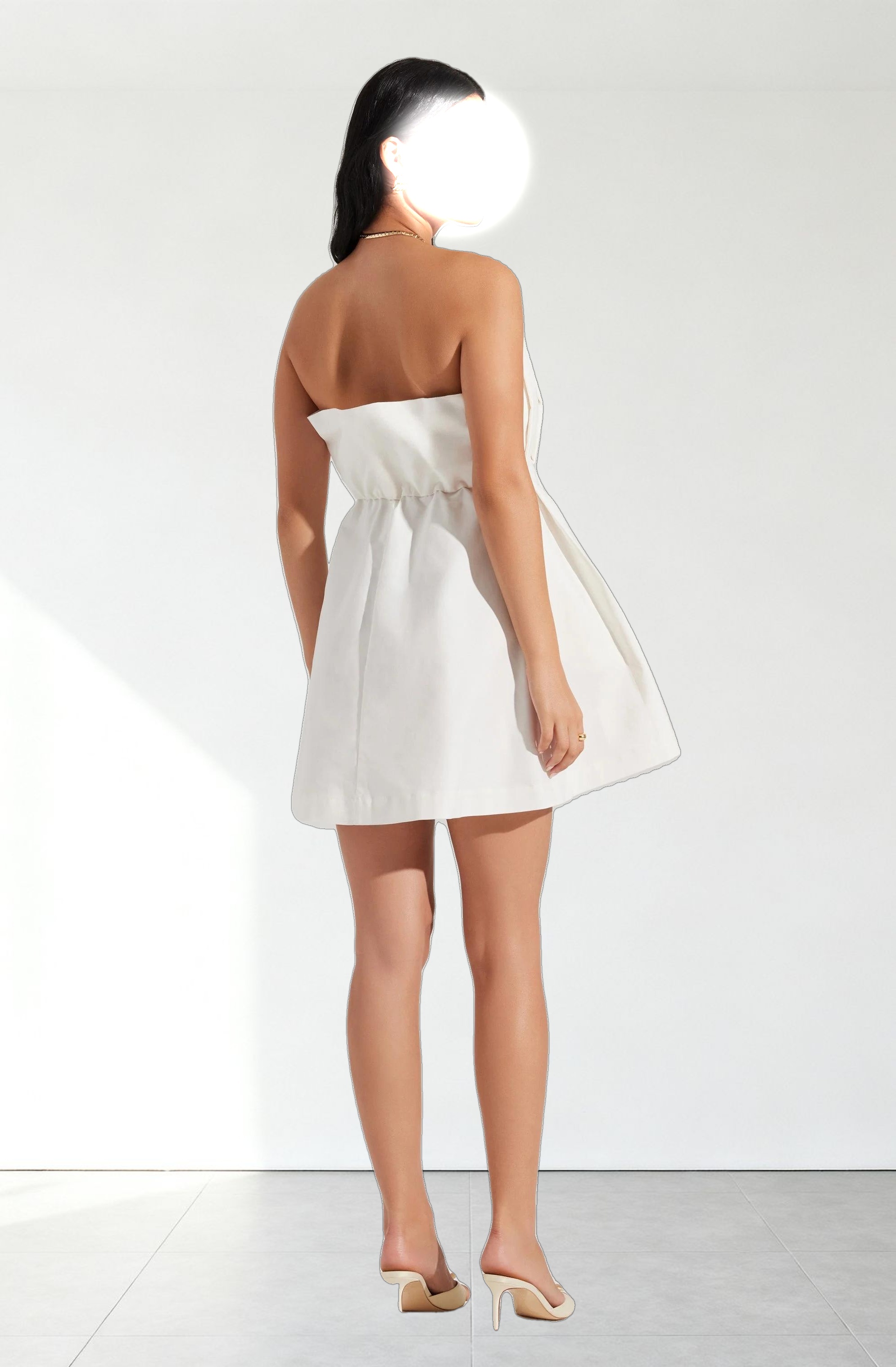 Clemira Pleated Mini Dress