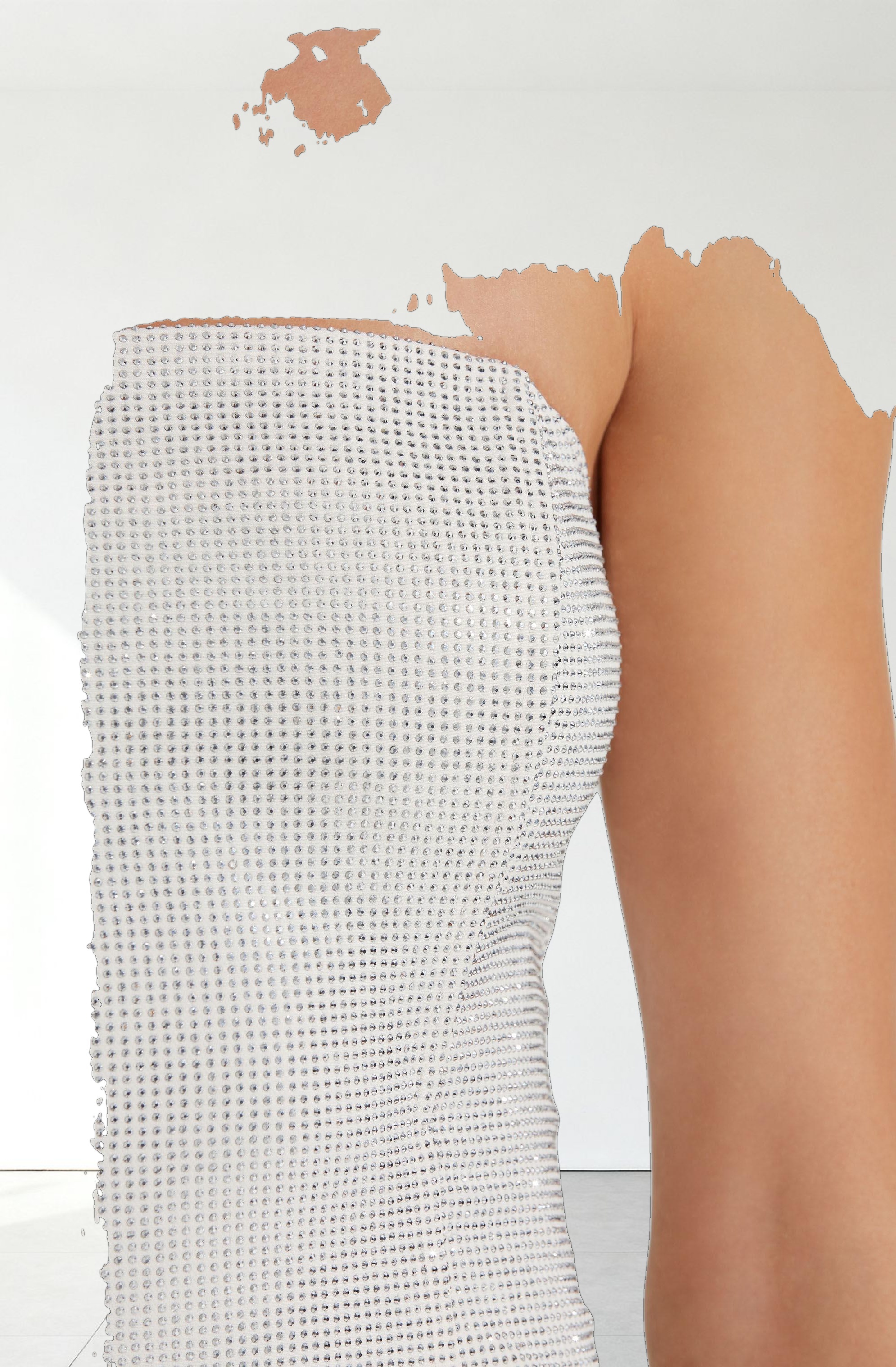 Mira Rhinestone Mini Dress