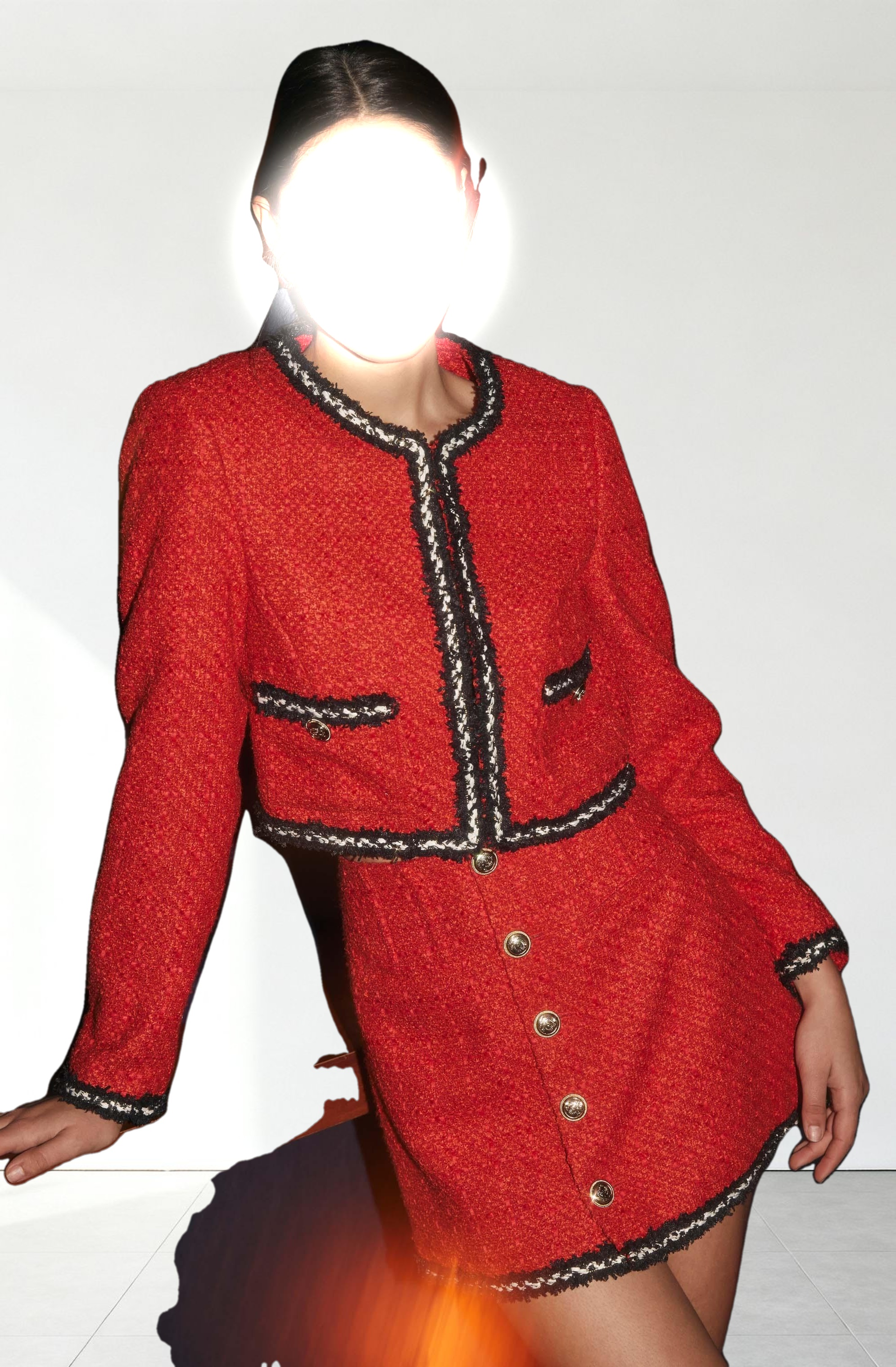 Milena Boxy Tweed Jacket