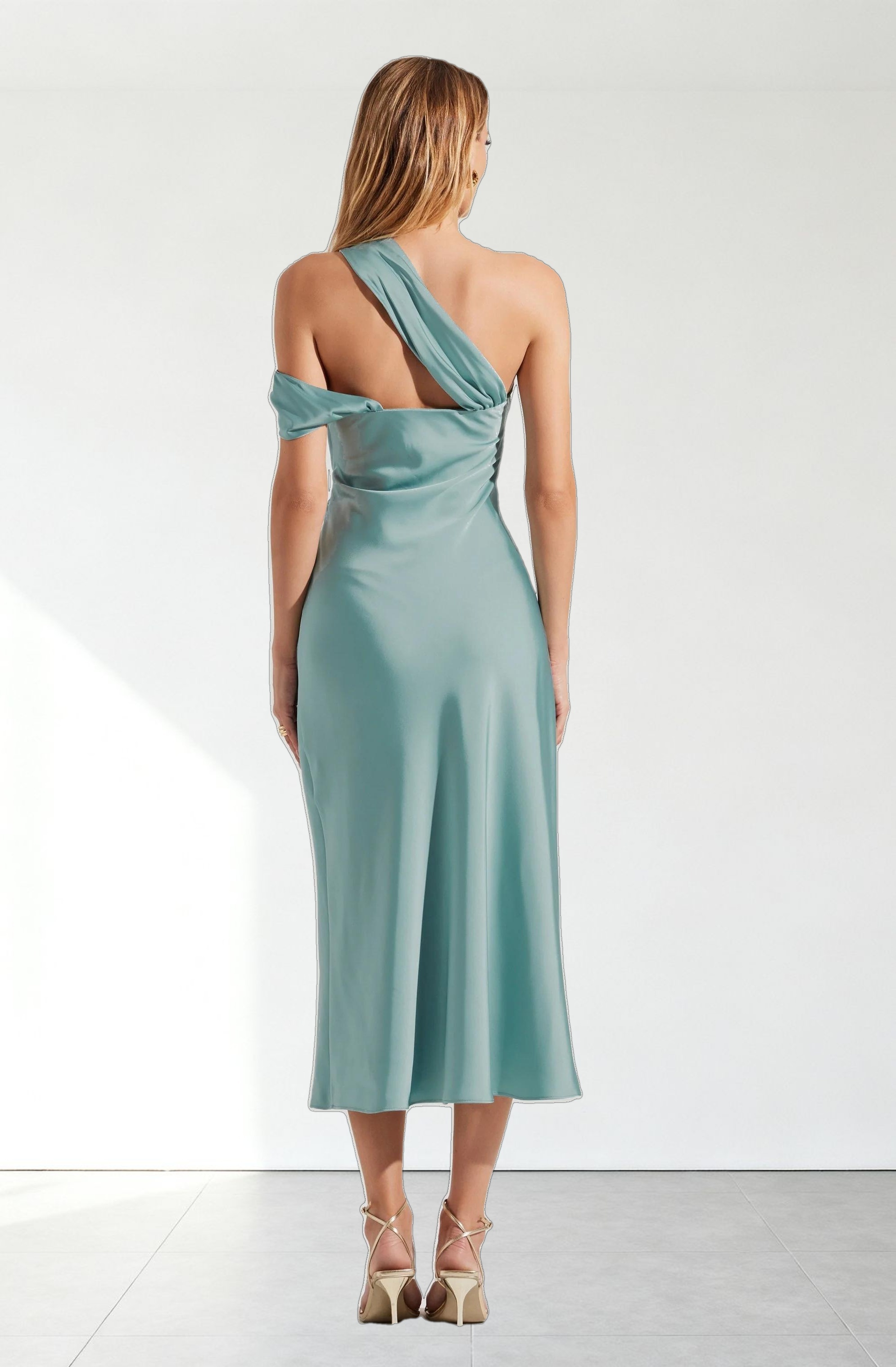 Cersei One Shoulder Midi Dress
