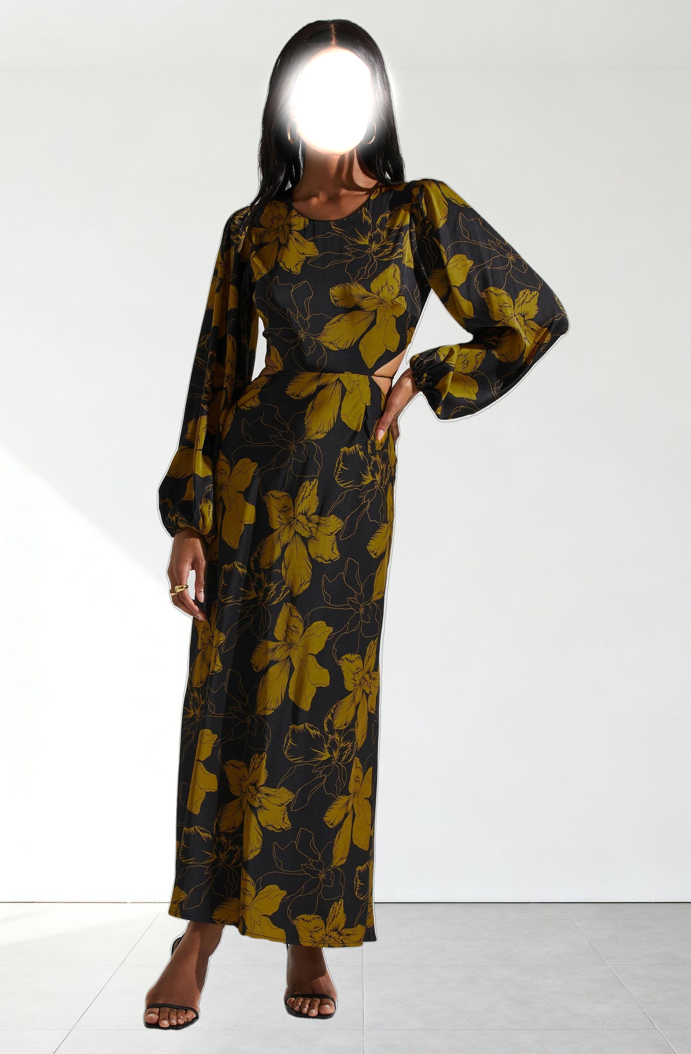 Quinn Floral Cutout Maxi Dress