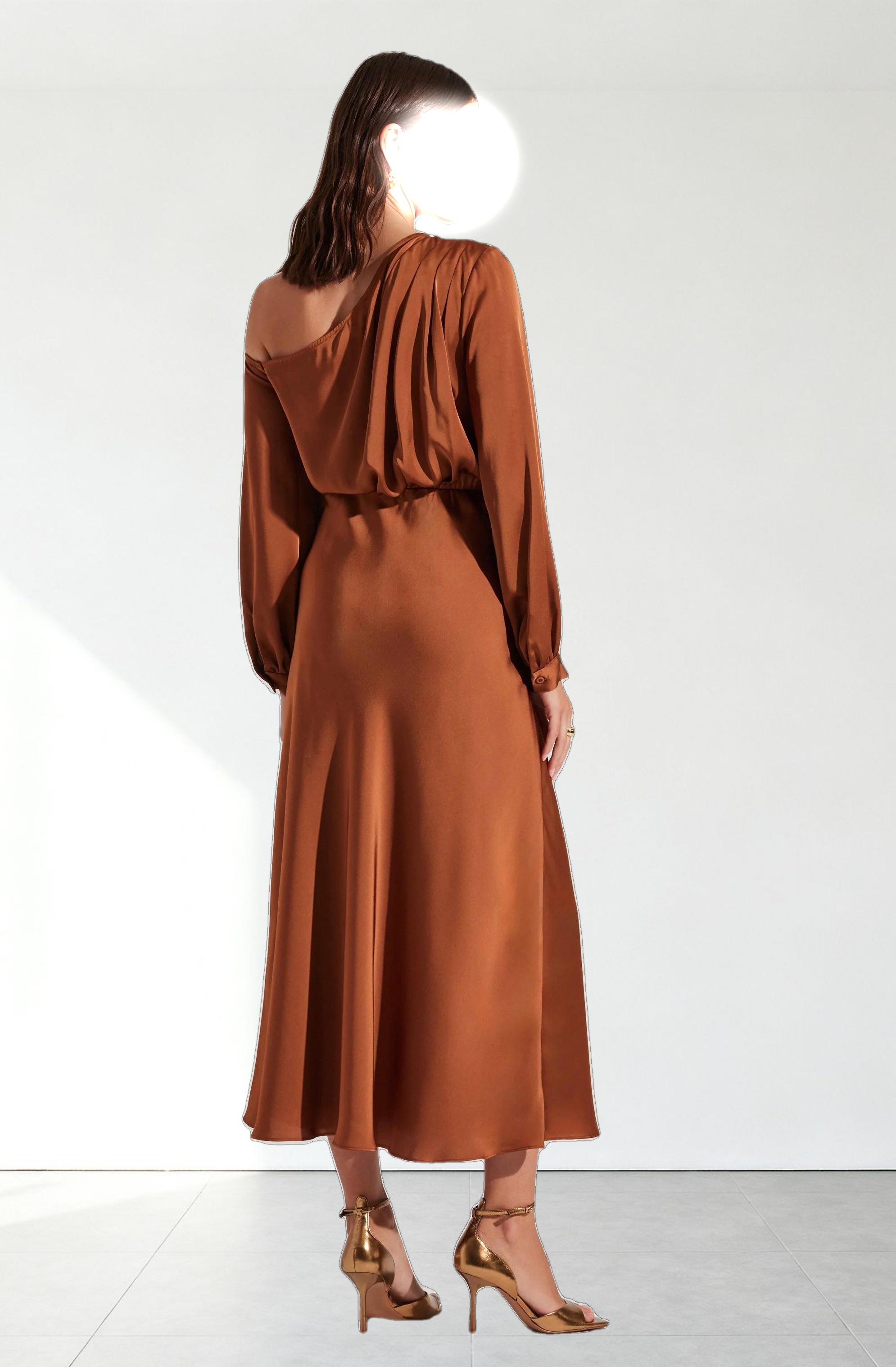 Elwood Satin Off Shoulder Dress