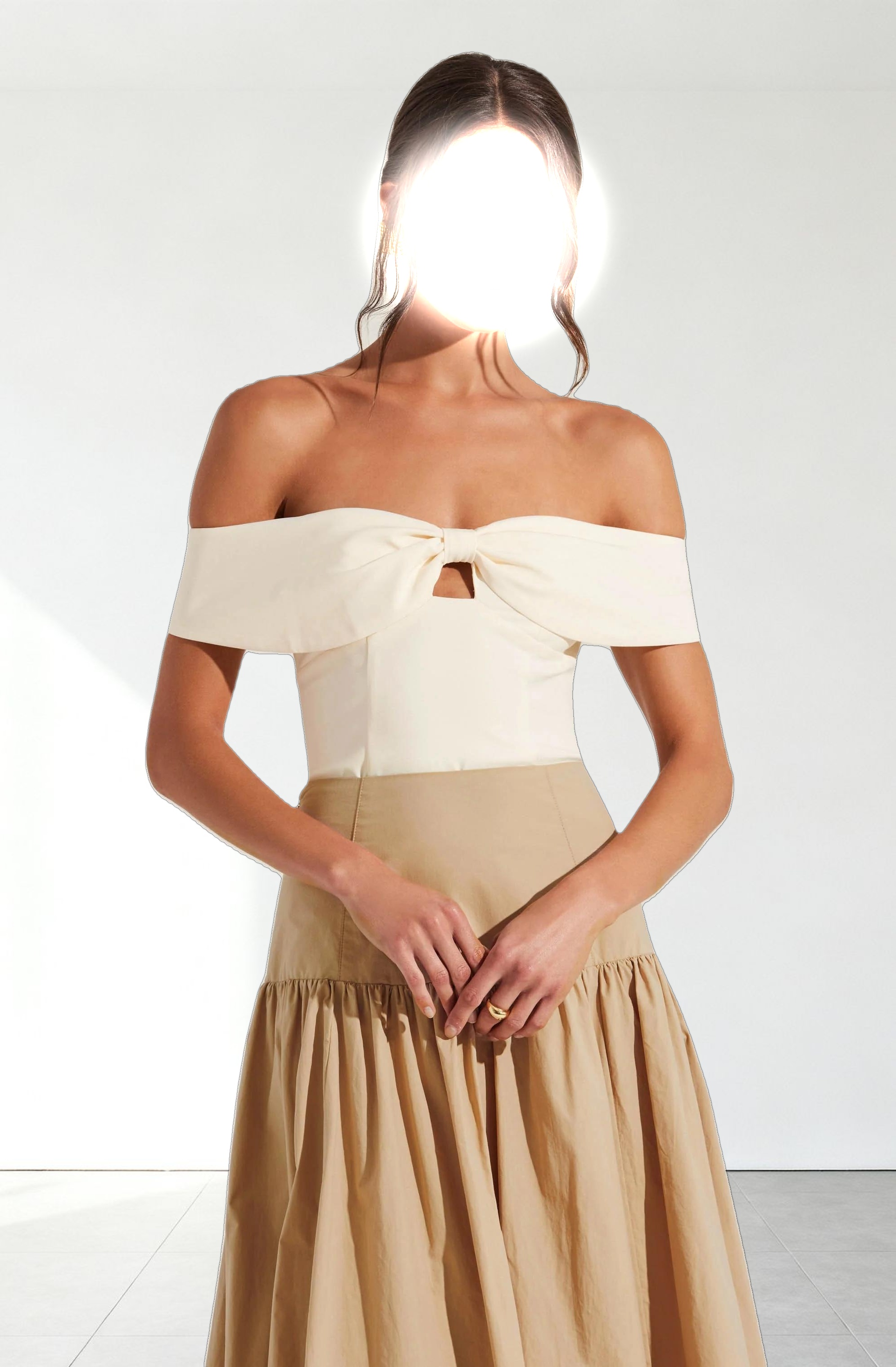 Telayna Off Shoulder Bow Top