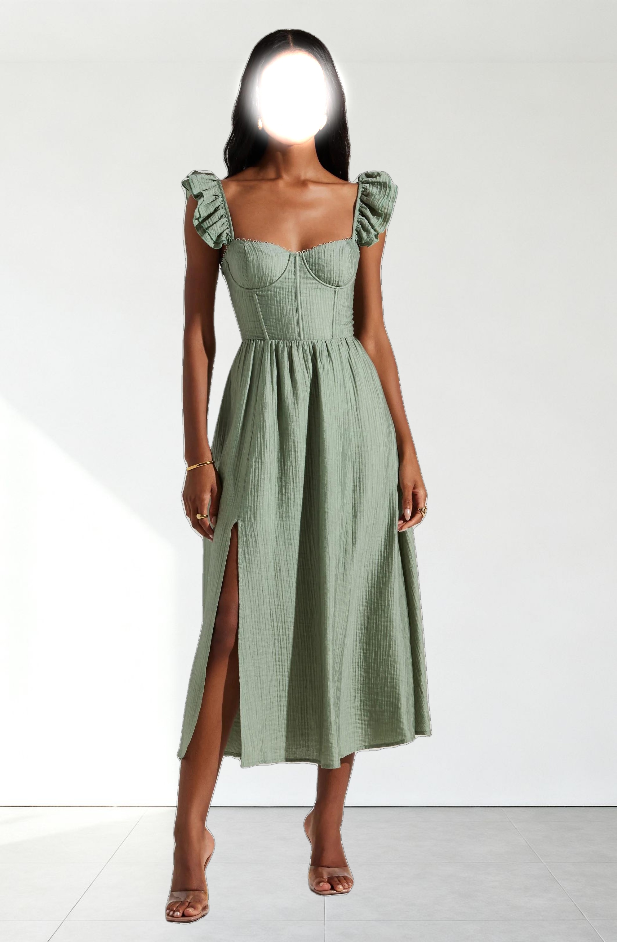 Wedelia Bustier Midi Dress