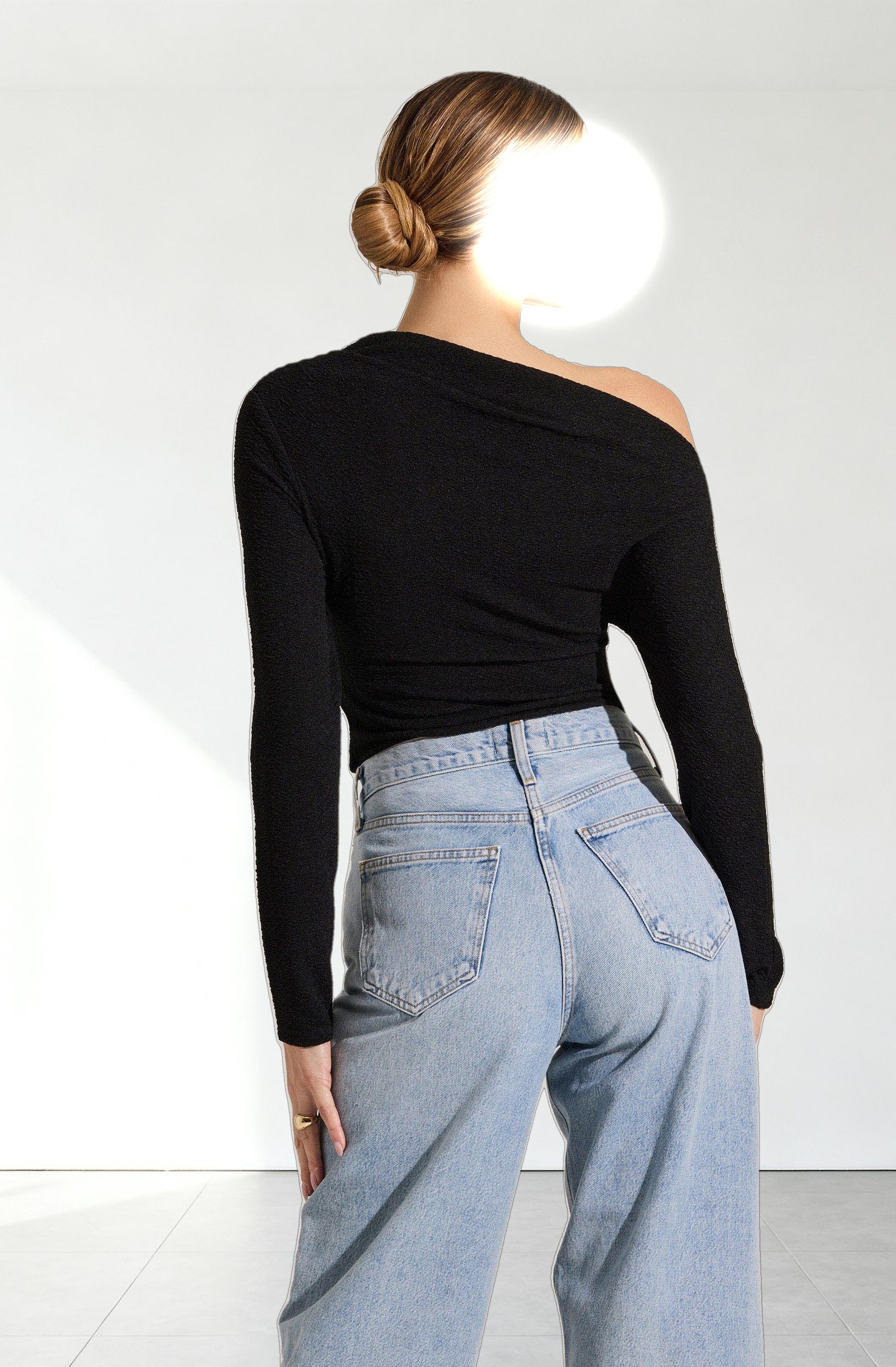 Textured Off Shoulder Top