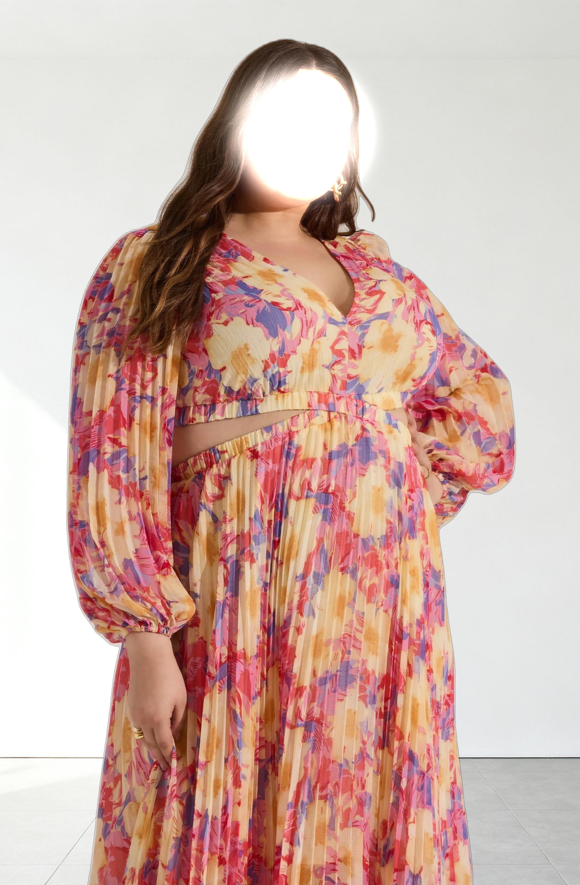 Revery Floral Long Sleeve Maxi Dress