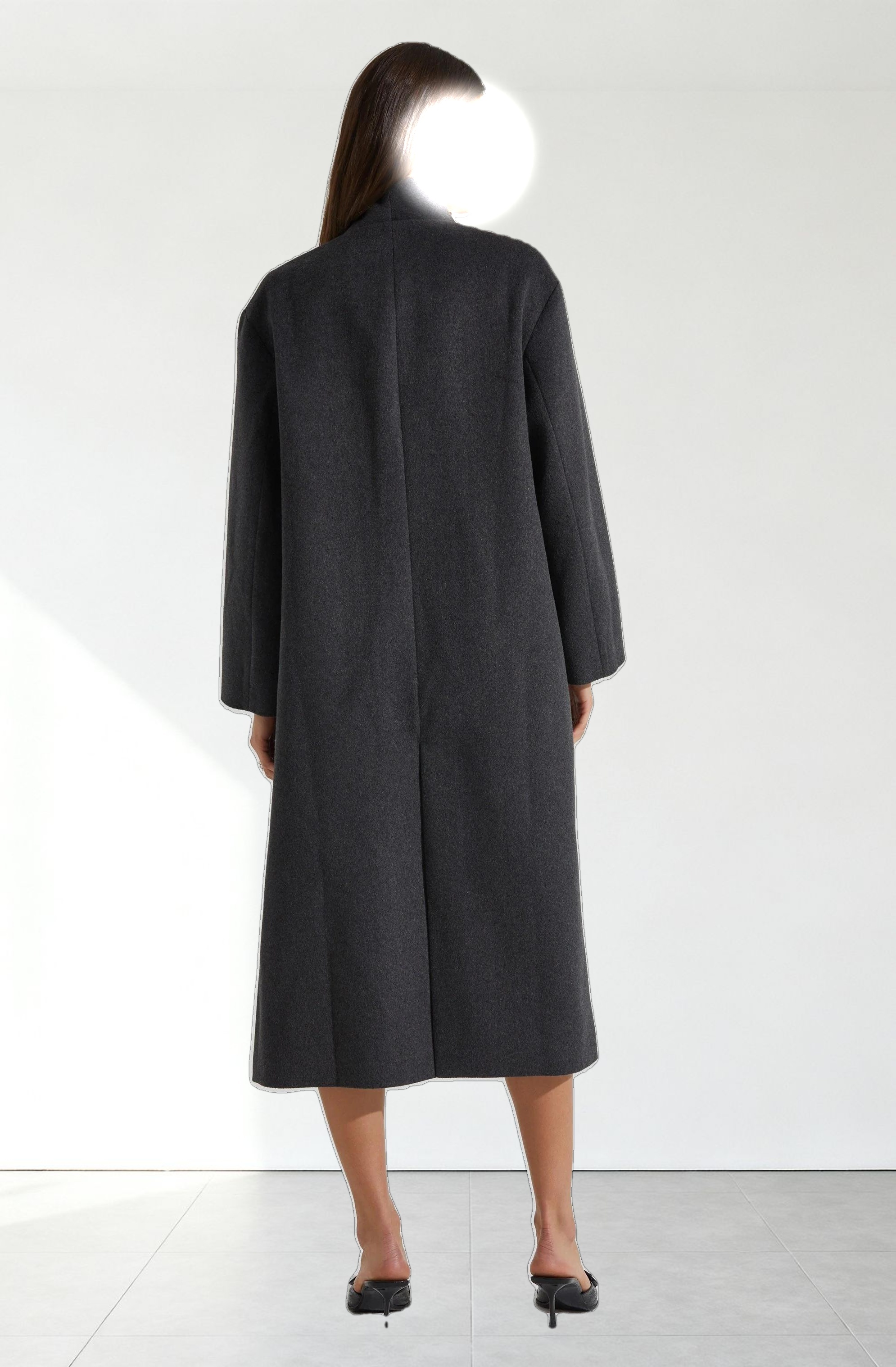 Londyn Scarf Longline Coat