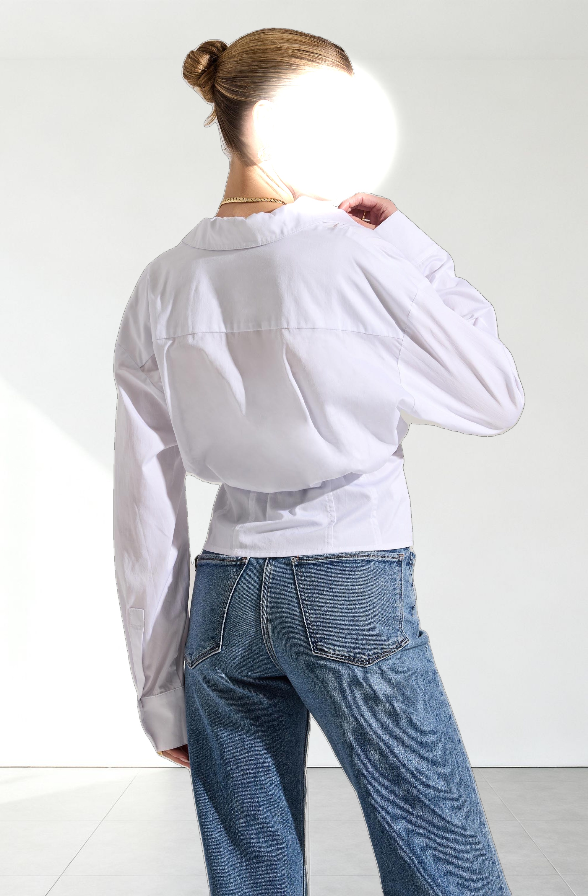 Layered Peekaboo Corset Shirt