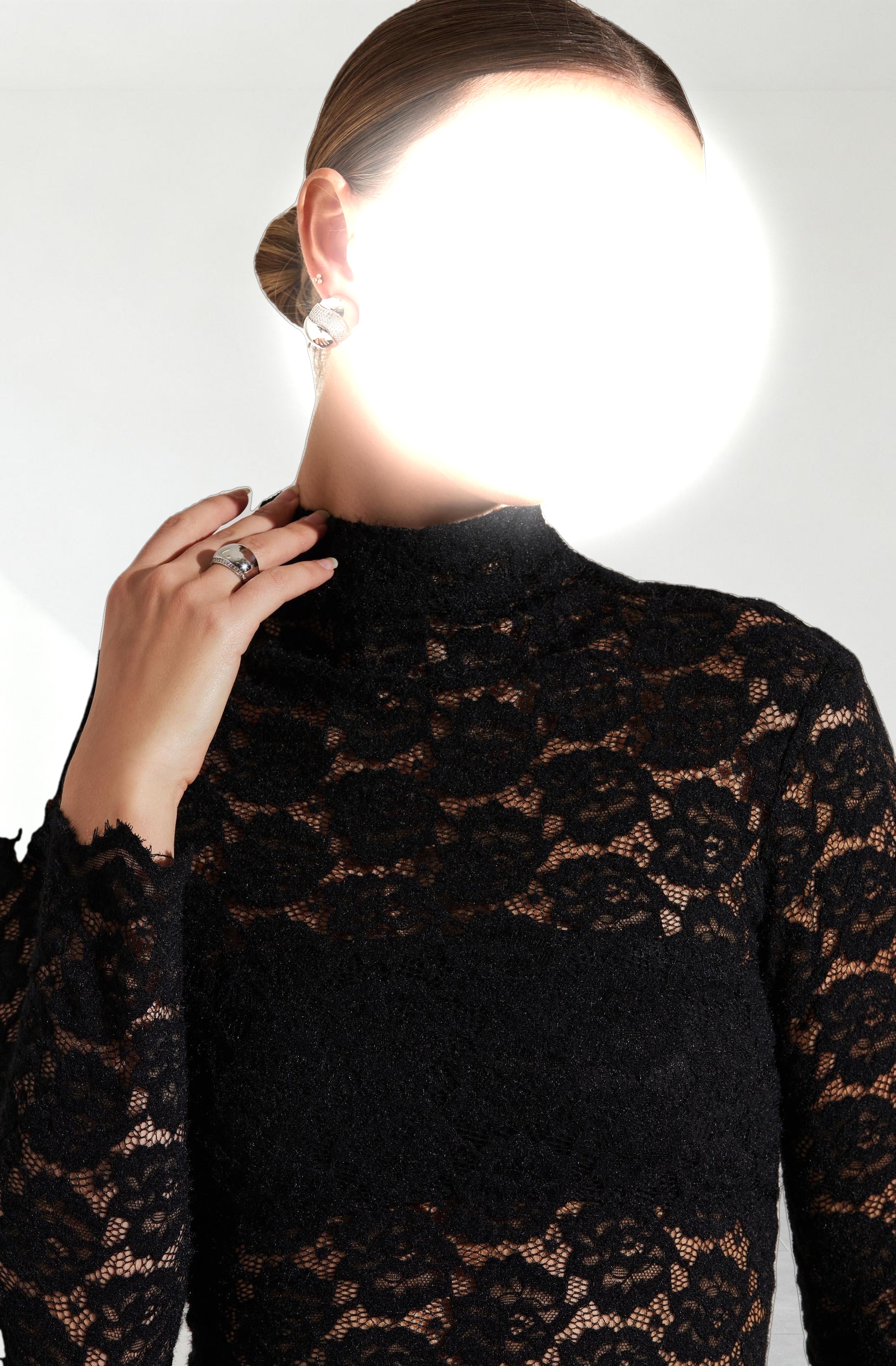 Elmy Lace Midi Dress