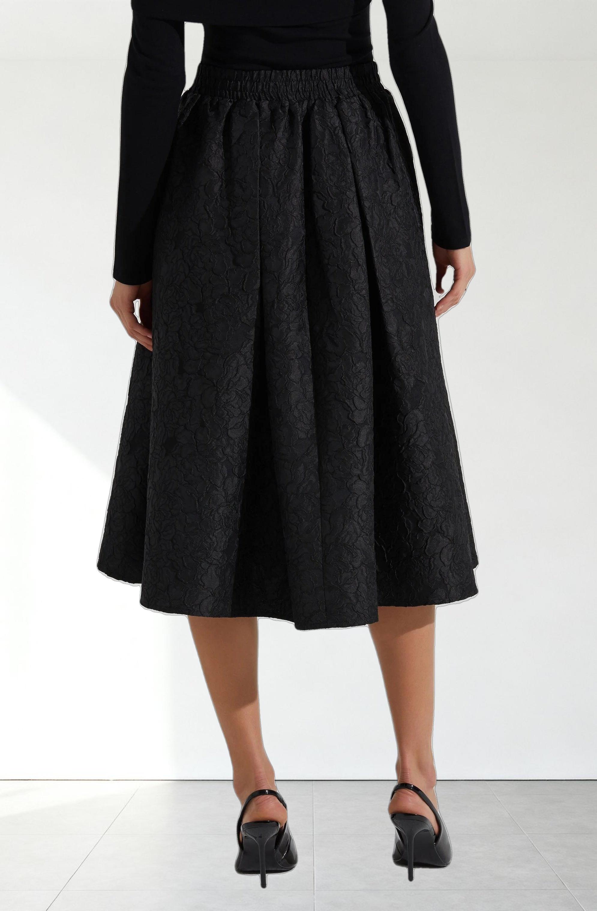 Andolina Jacquard Midi Skirt