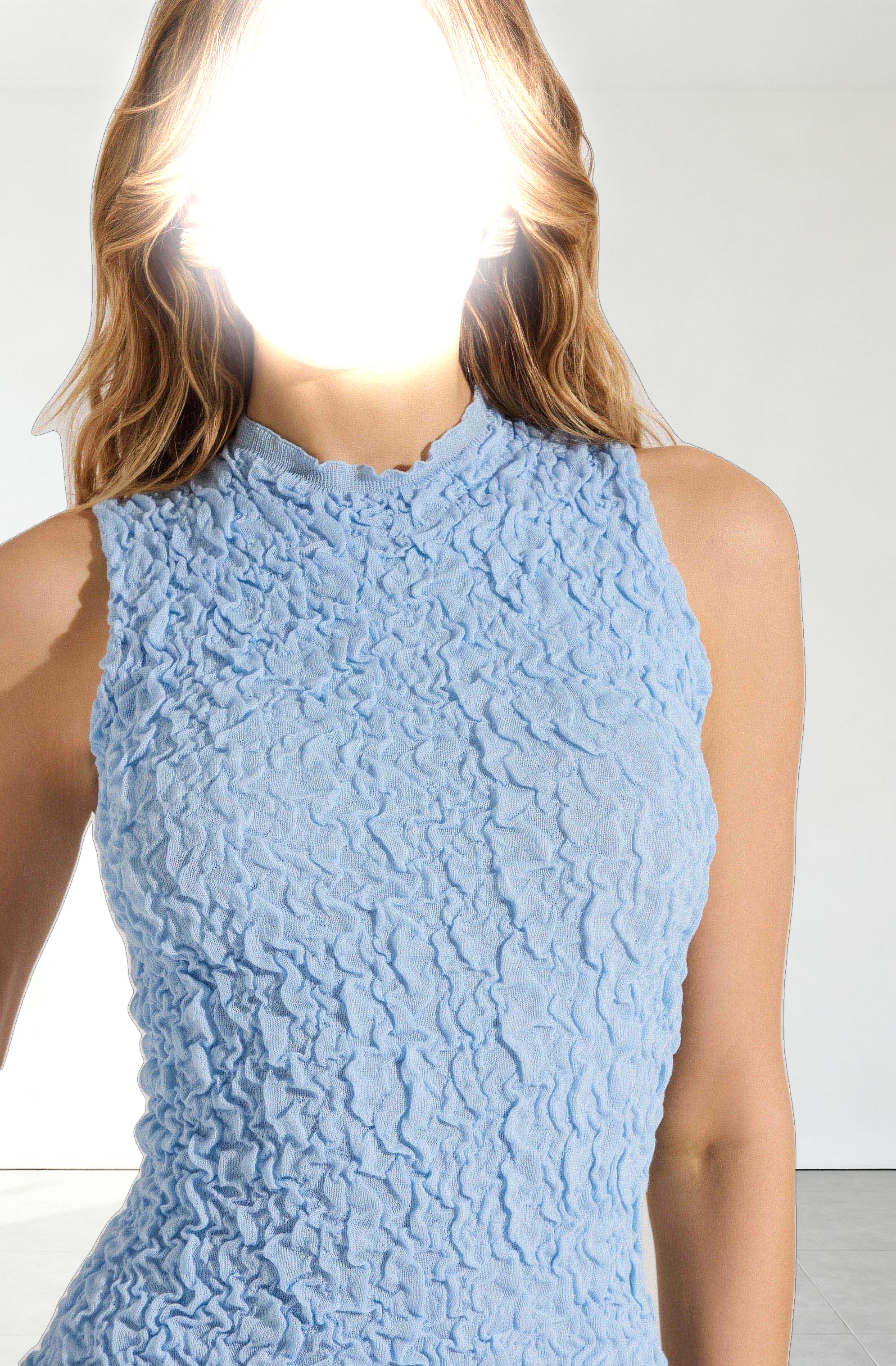 Textured Bodycon Midi Dress