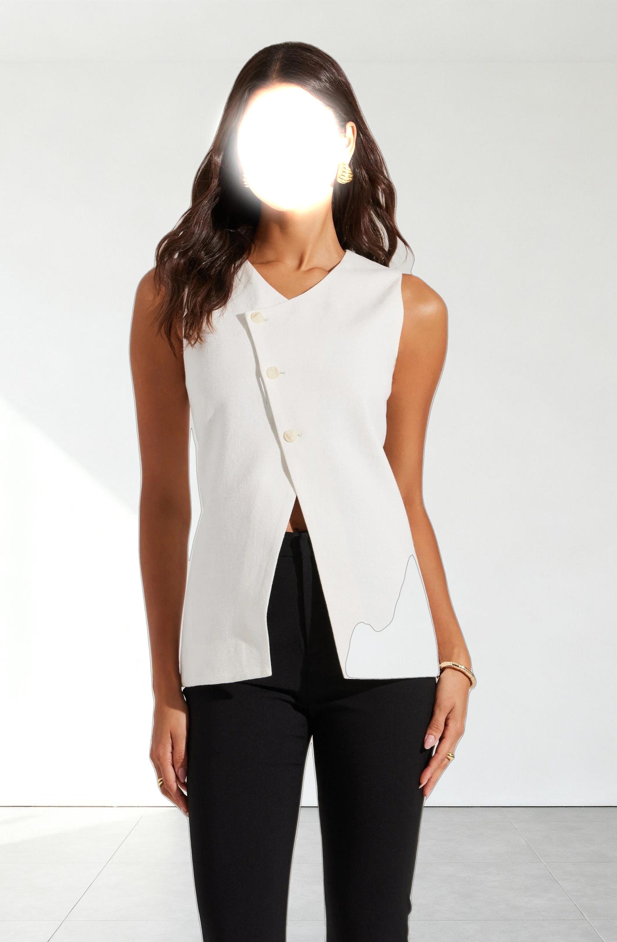 Sonja Asymmetrical Vest