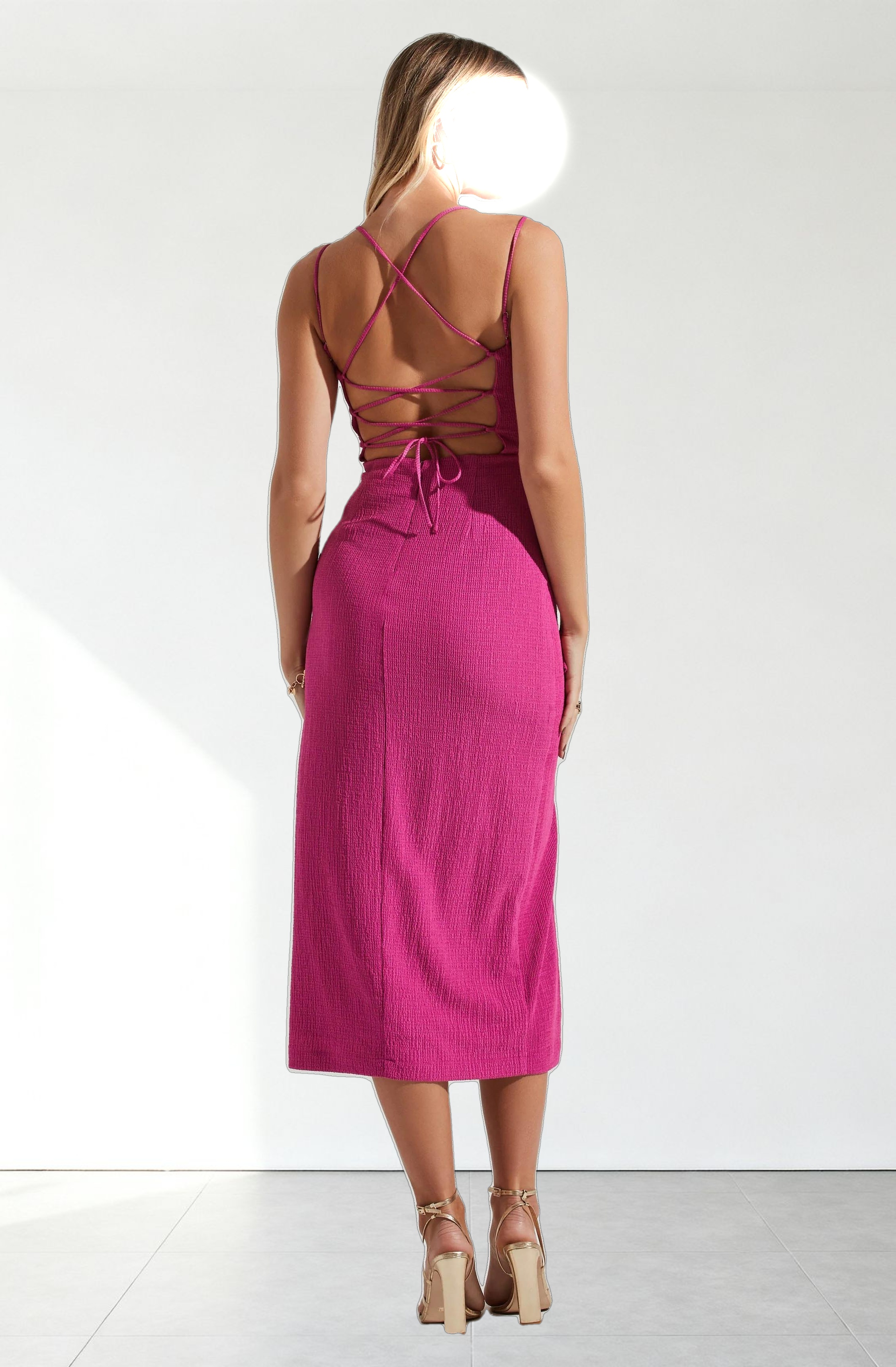 Brinda Wrap Midi Dress