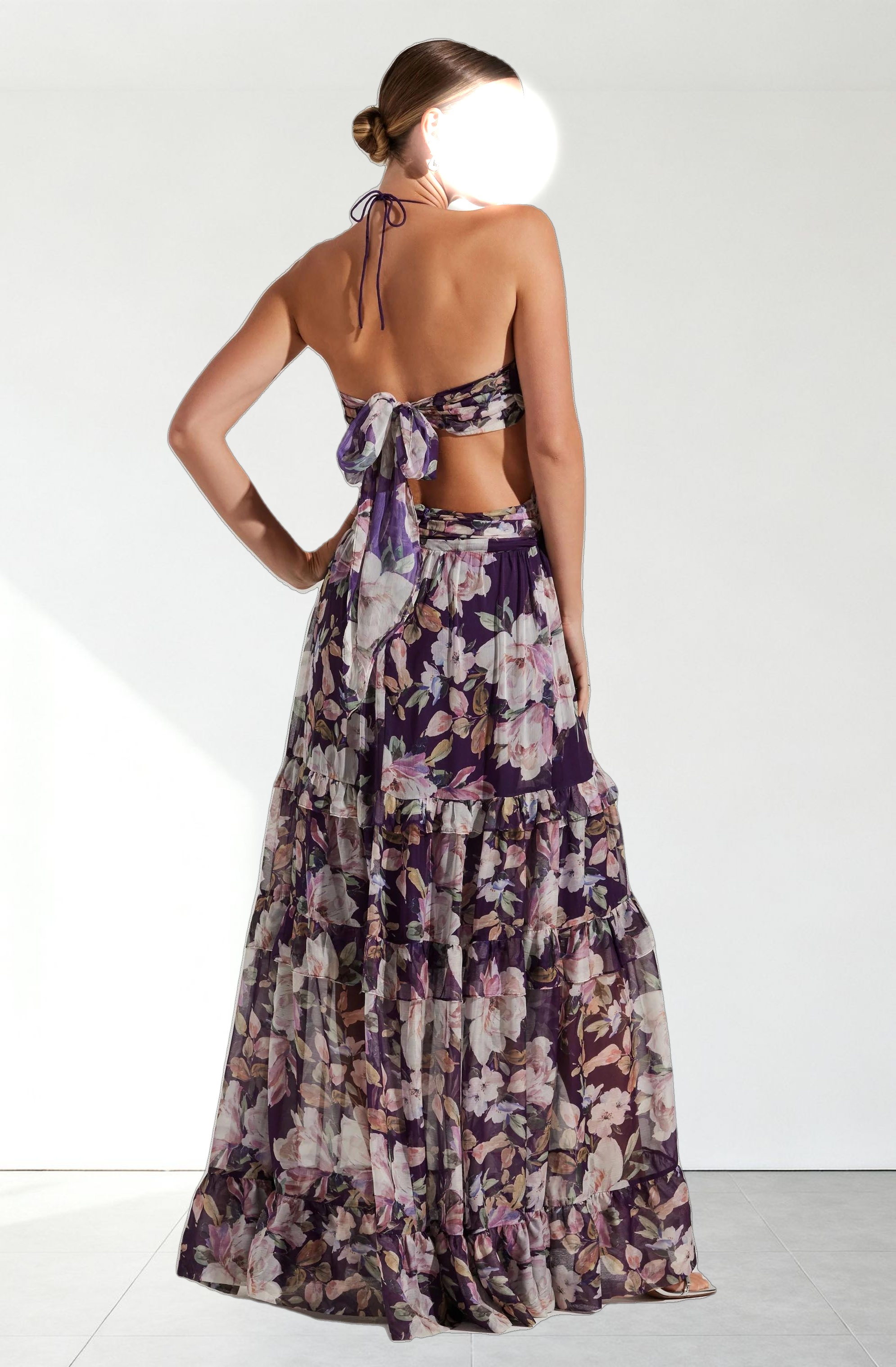 Kitsune Floral Maxi Dress