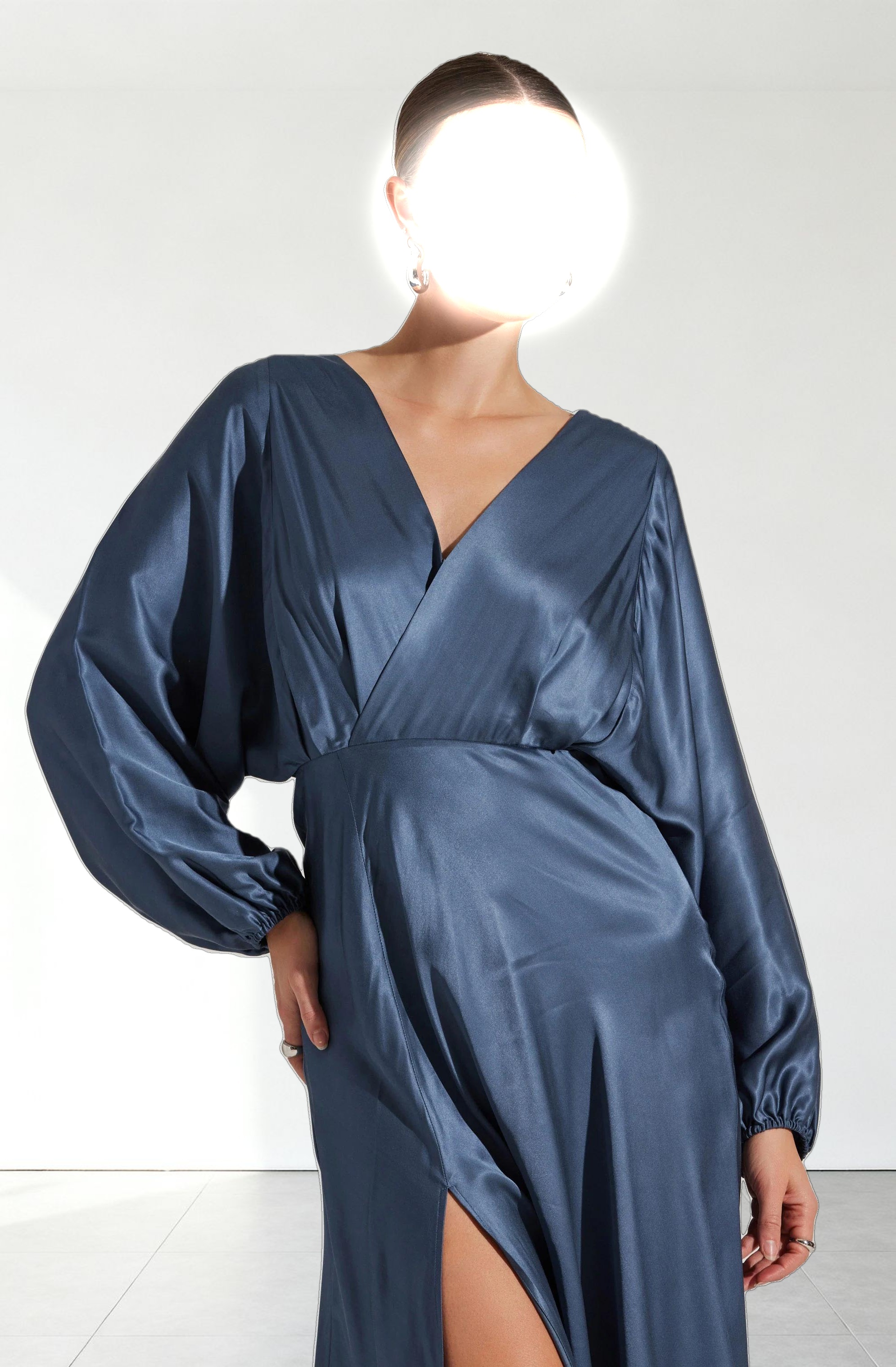 Kimiko V-Neck Midi Dress