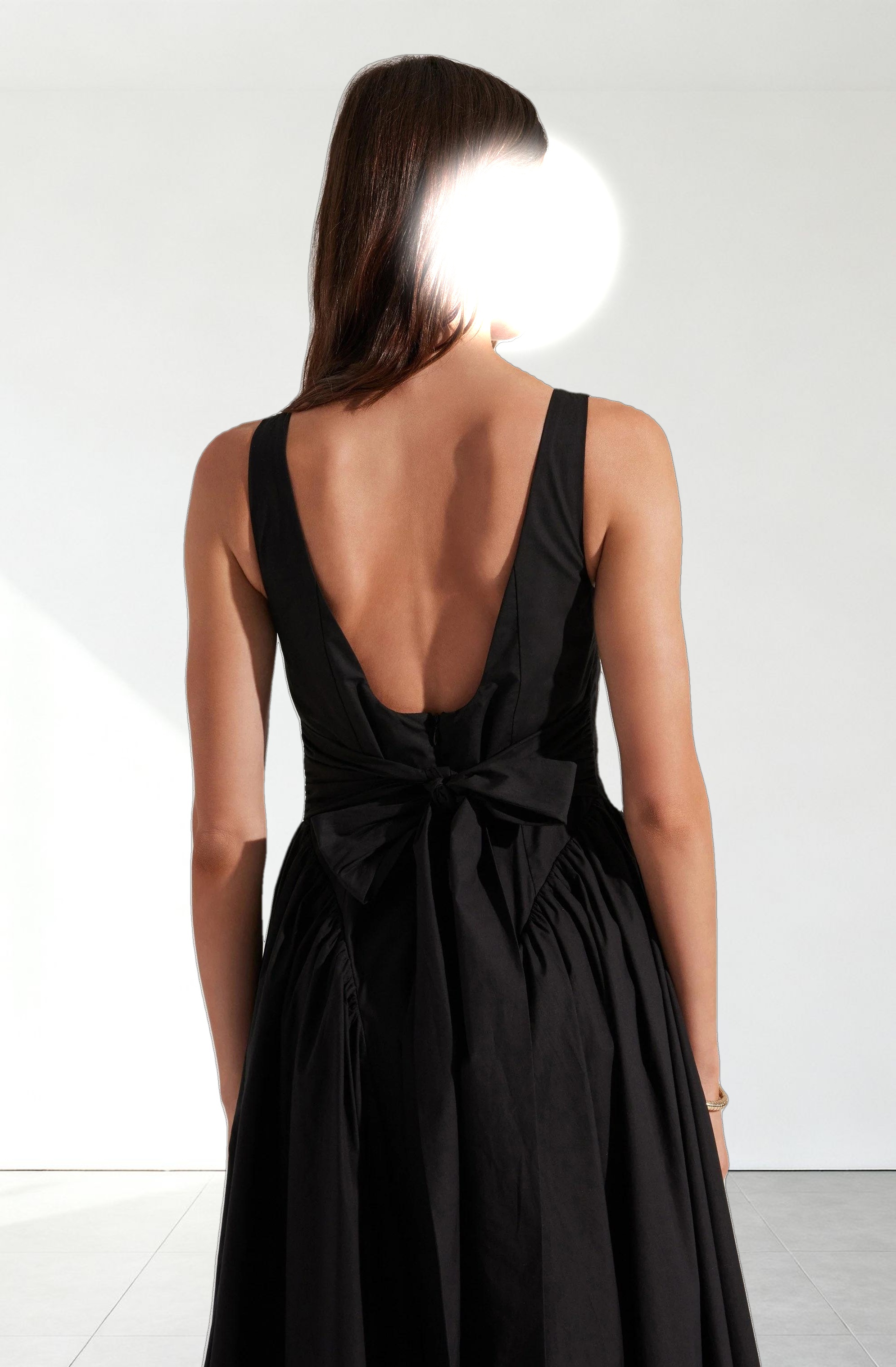 Vinya Poplin Drop Waist Dress