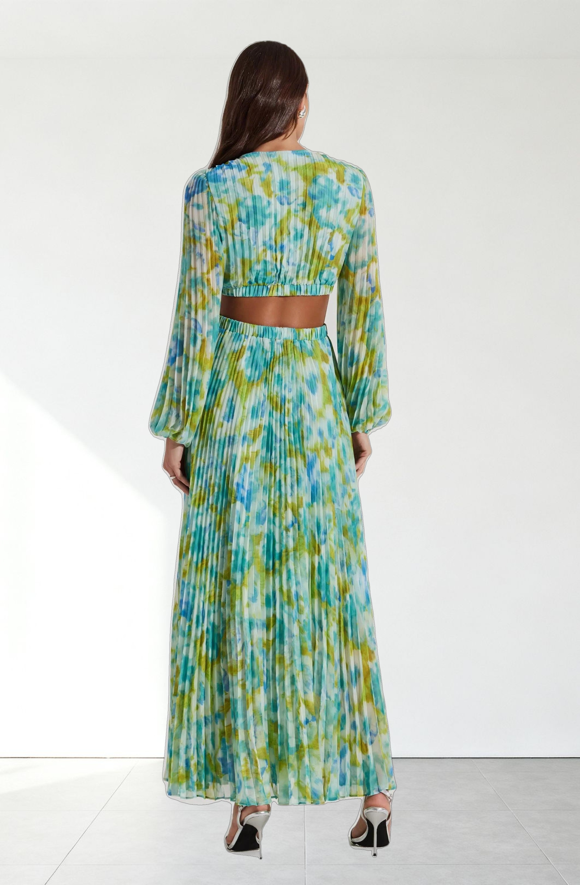 Revery Floral Long Sleeve Maxi Dress
