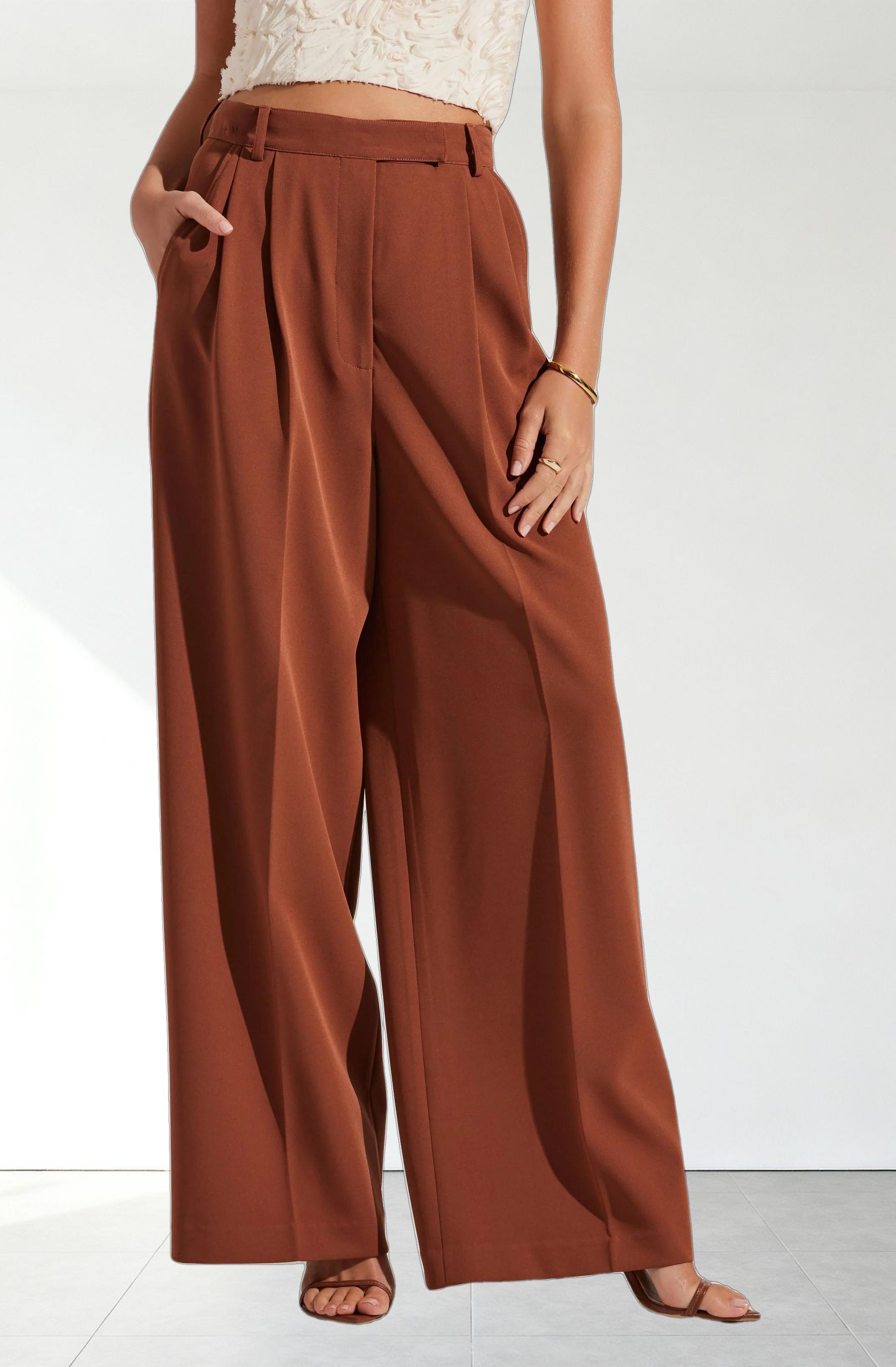 Milani Wide Leg Trouser Pants