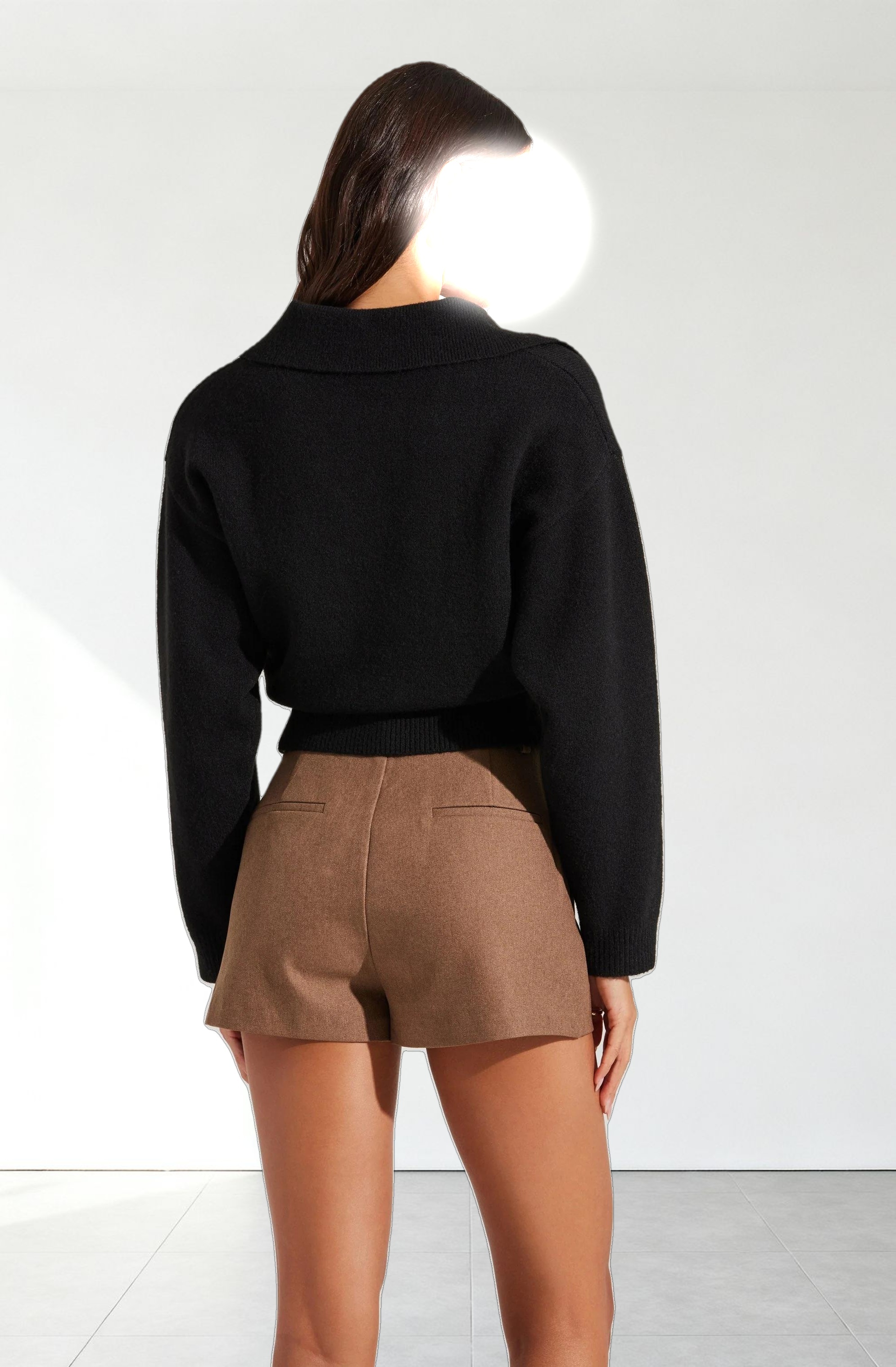 Long Sleeve Polo Sweater