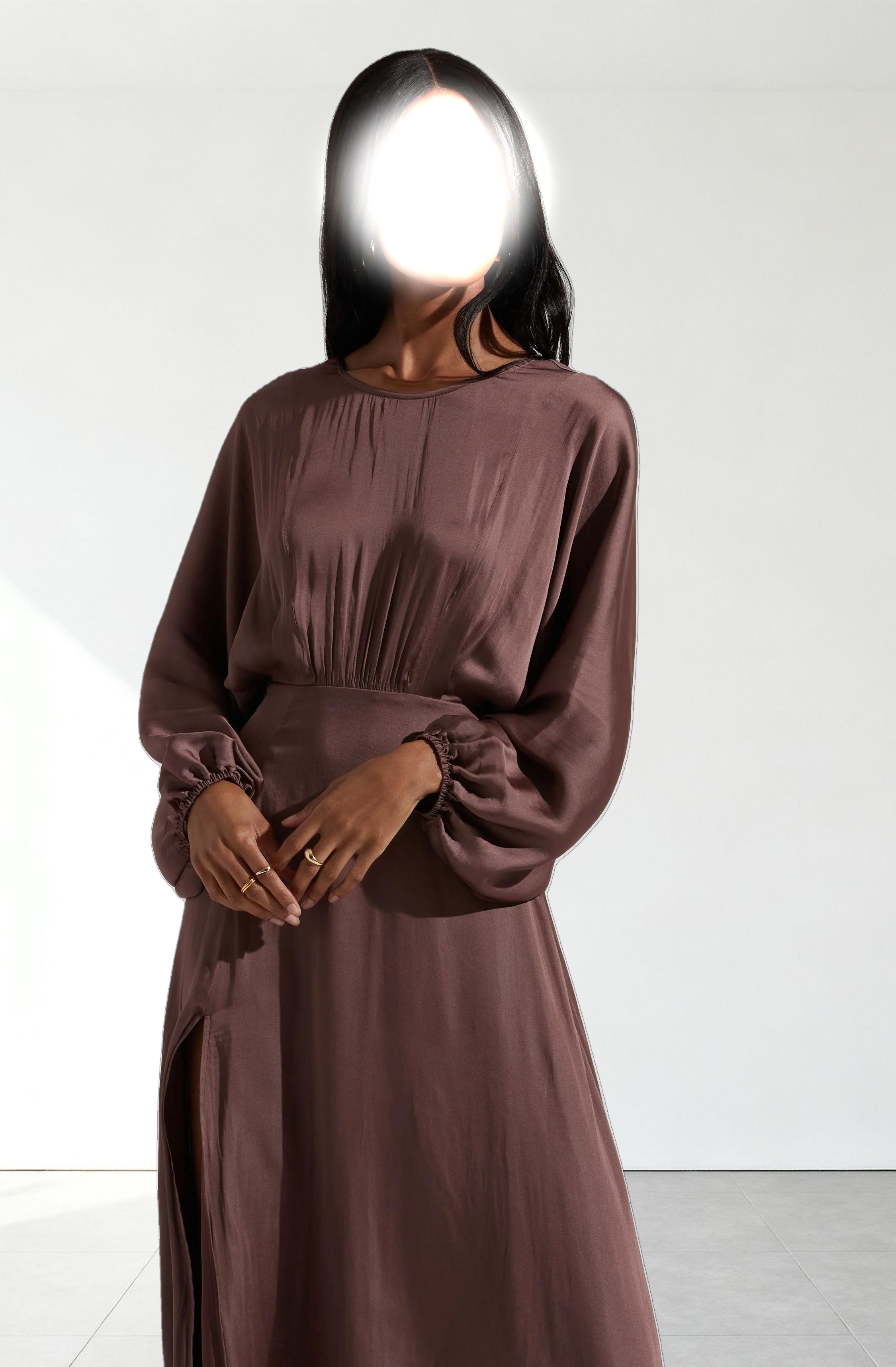 Marin Dolman Sleeve Midi Dress