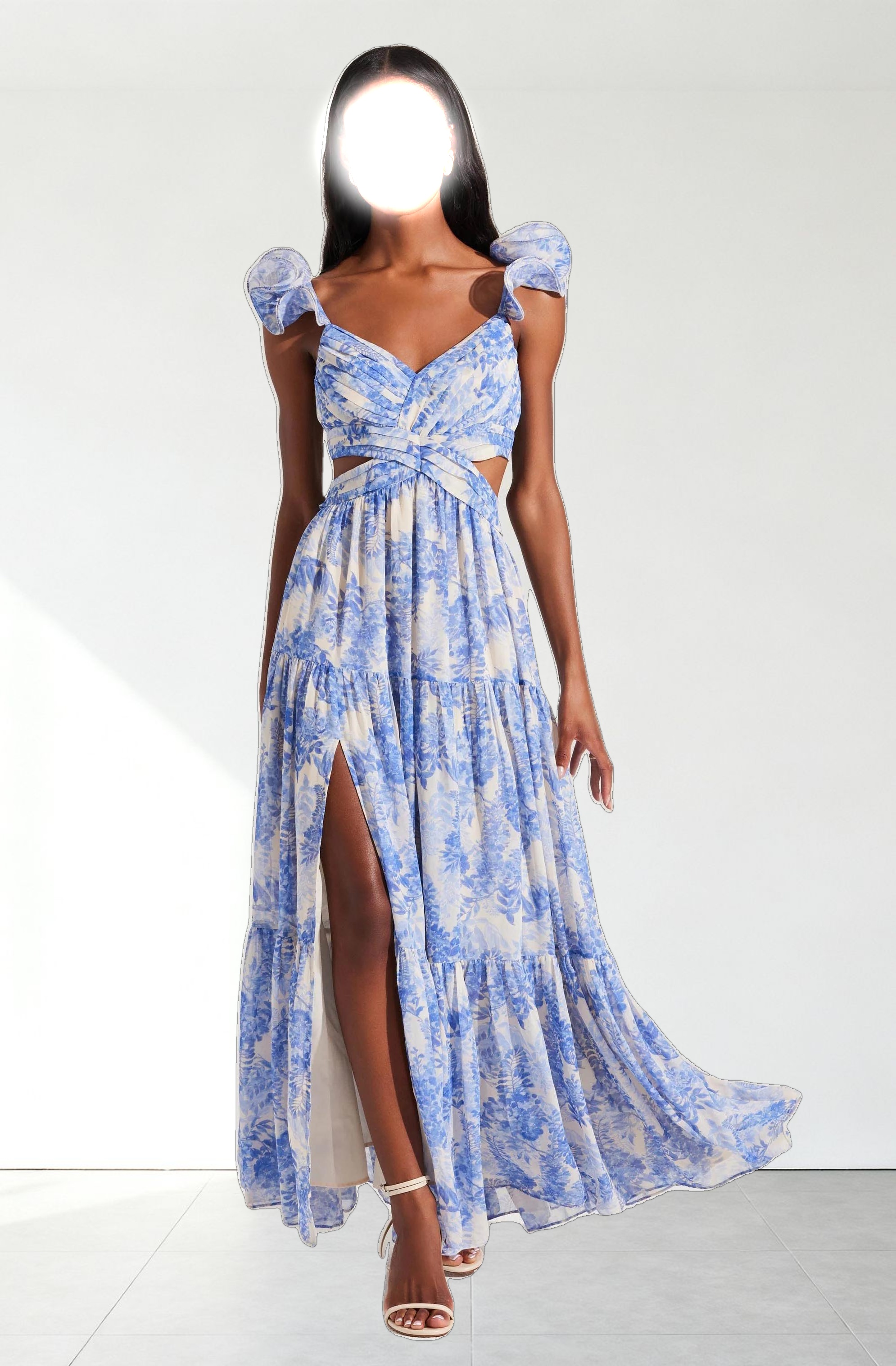Fritillaria Floral Maxi Dress