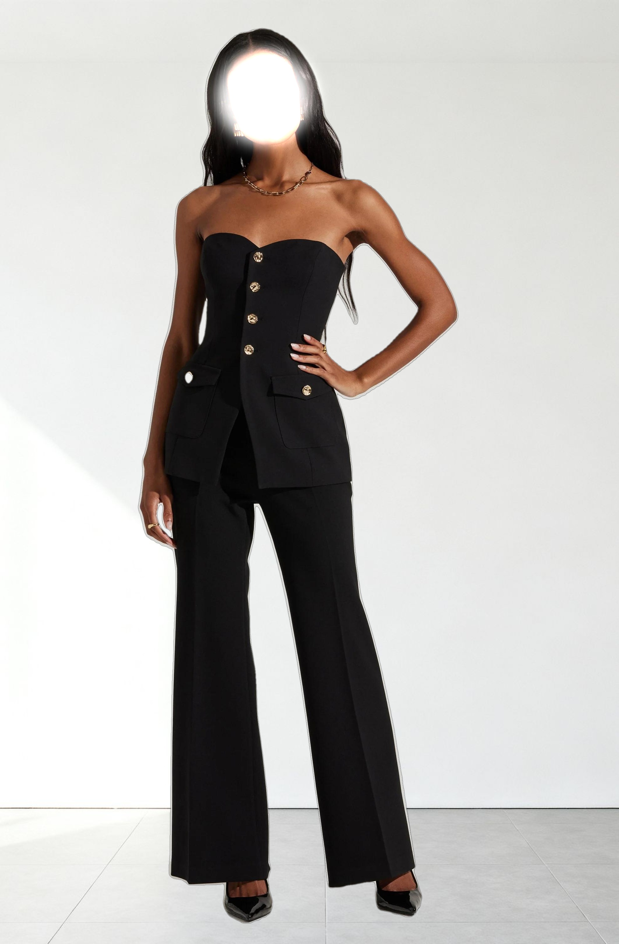Milani Tailored Bustier Top