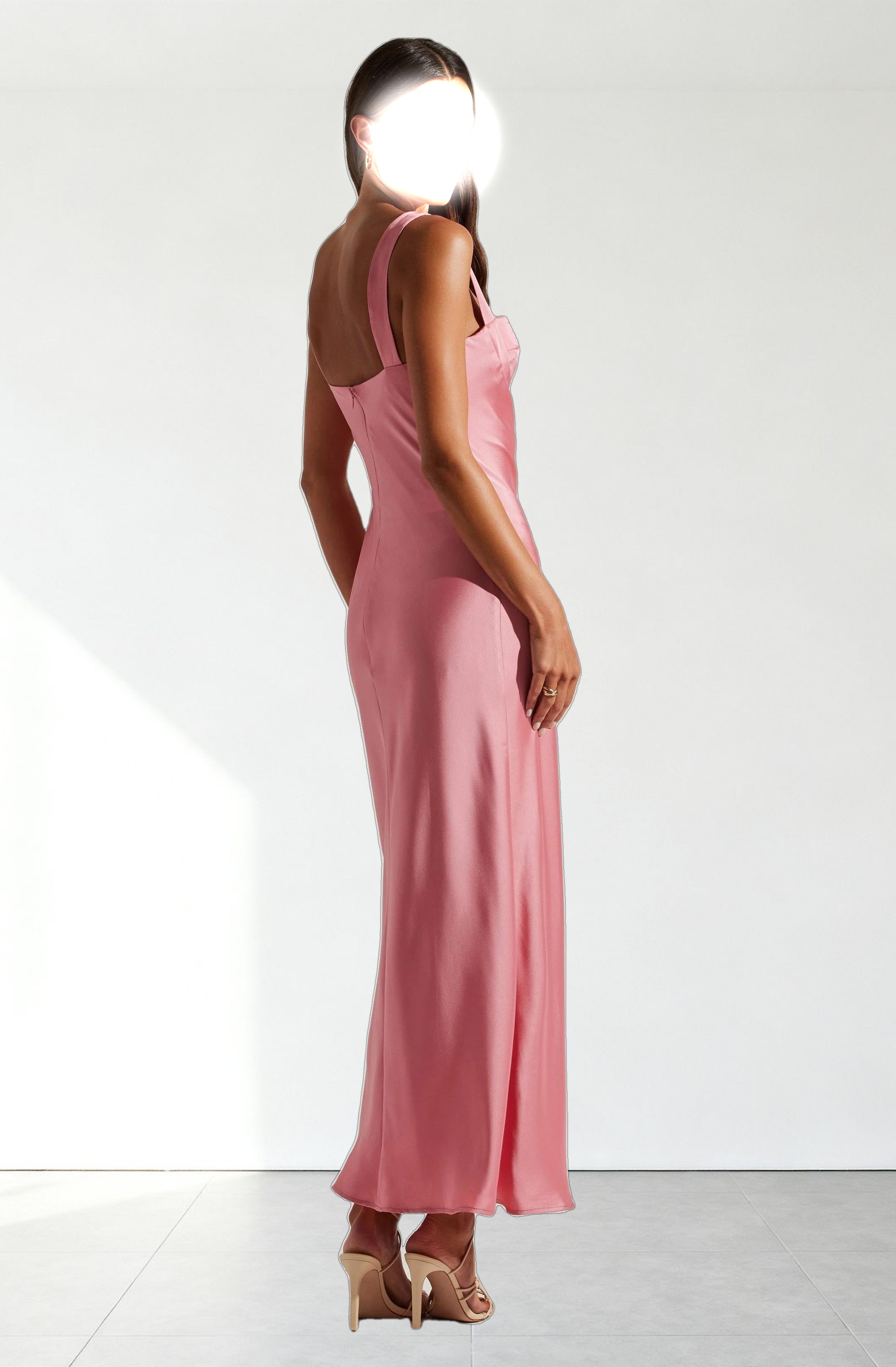 Stacie Satin Maxi Dress
