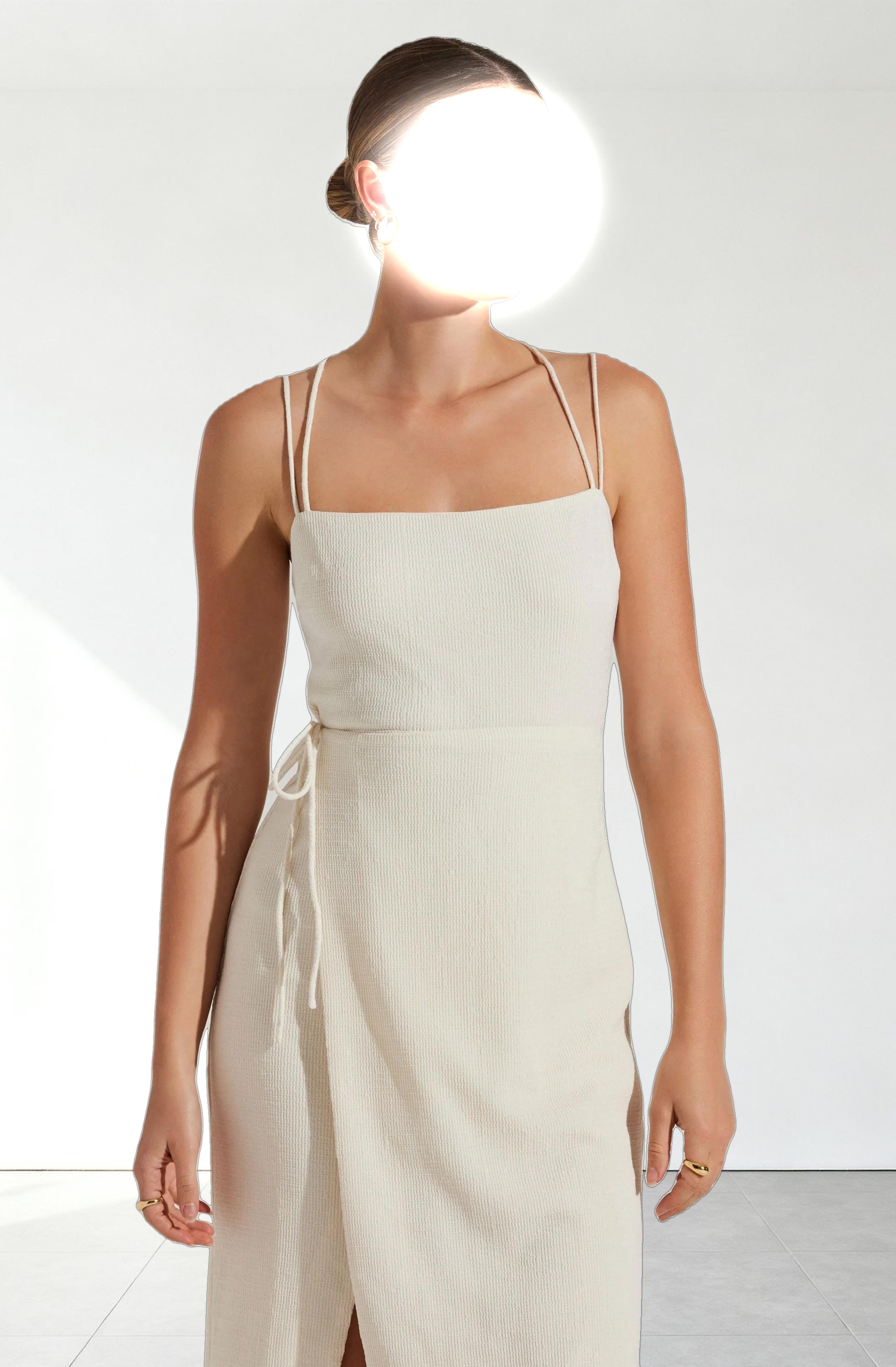 Brinda Wrap Midi Dress