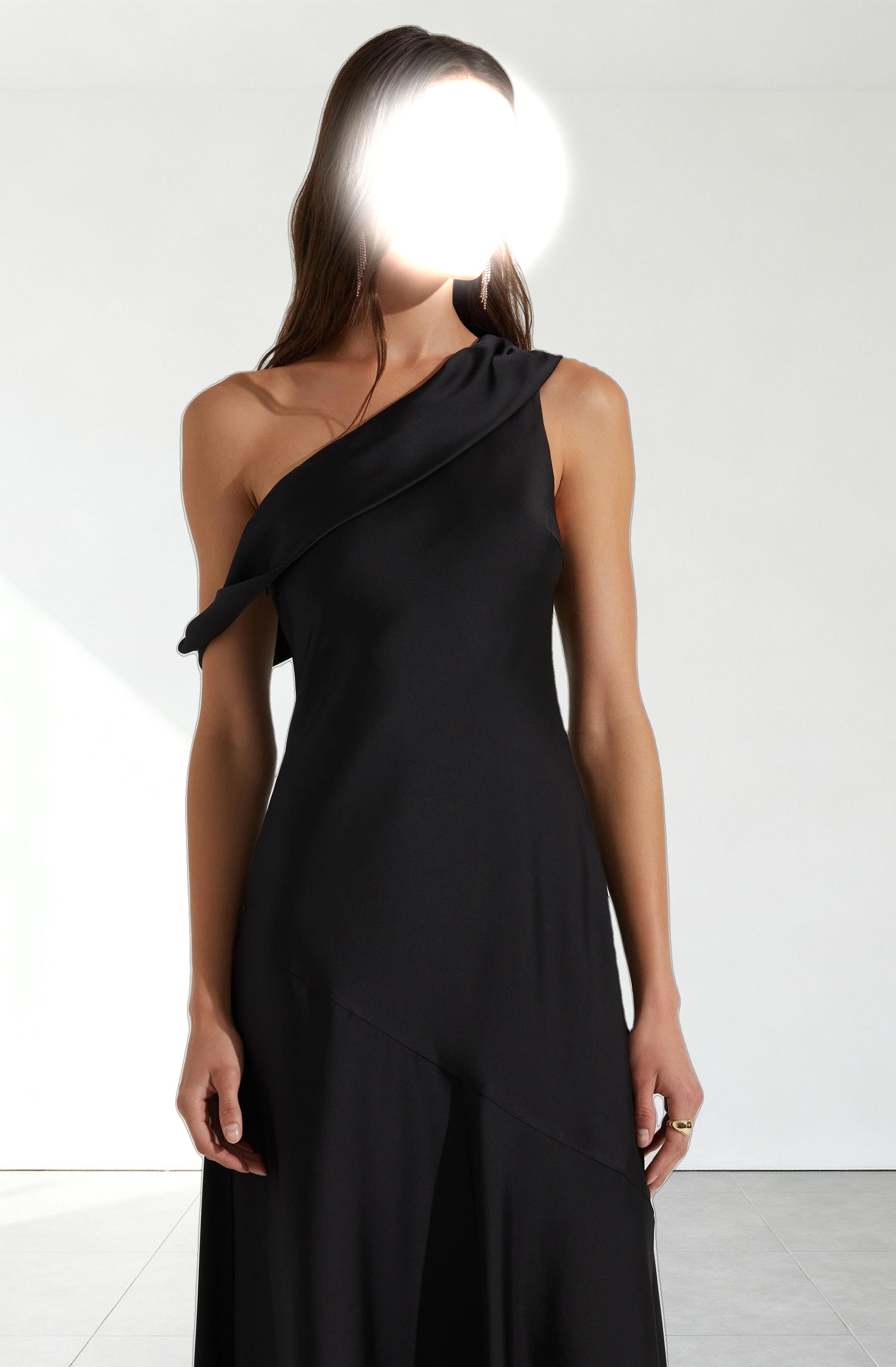 Orissa Satin Off Shoulder Dress