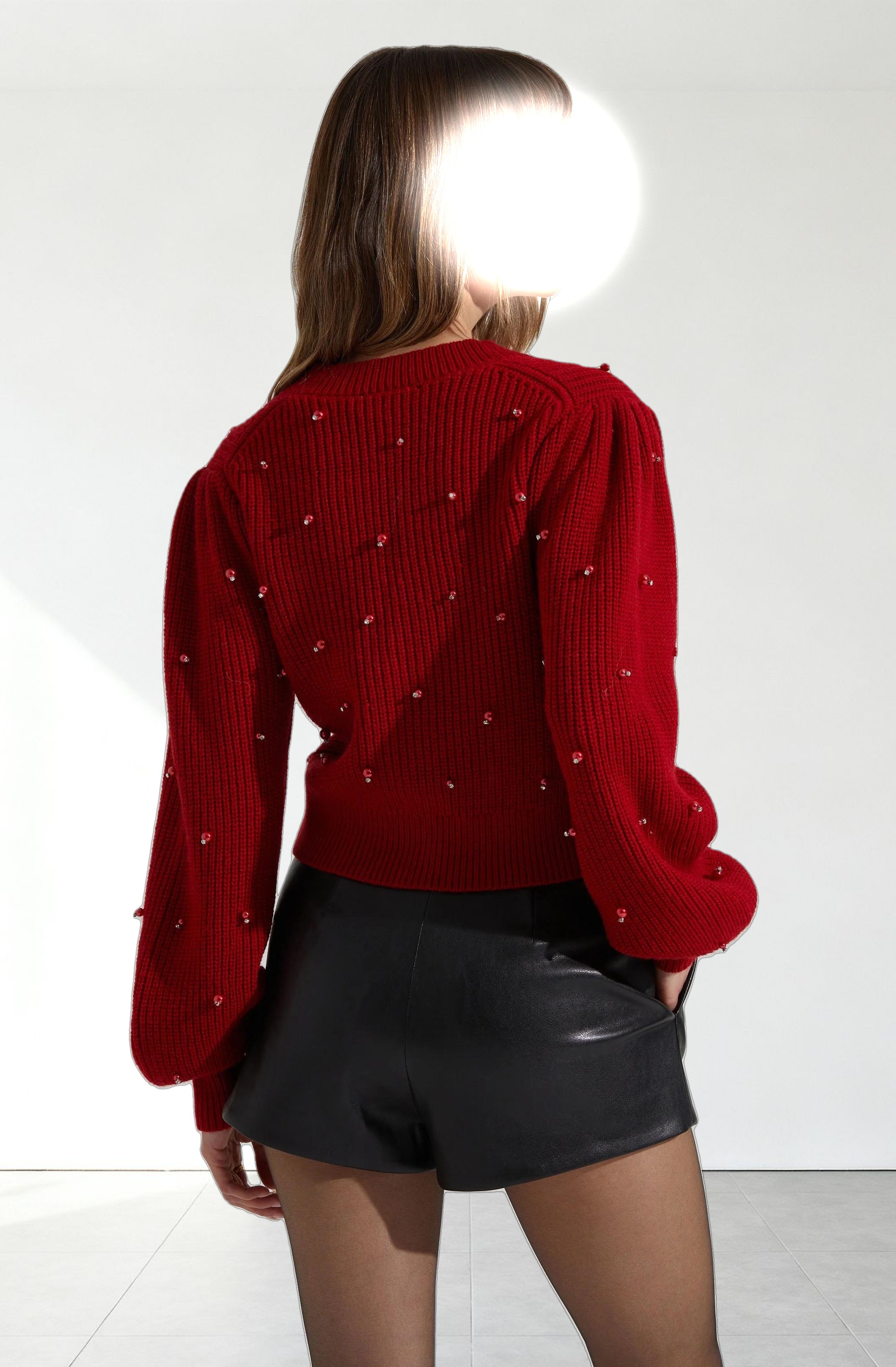 Delsie Pearl Embellished Cardigan