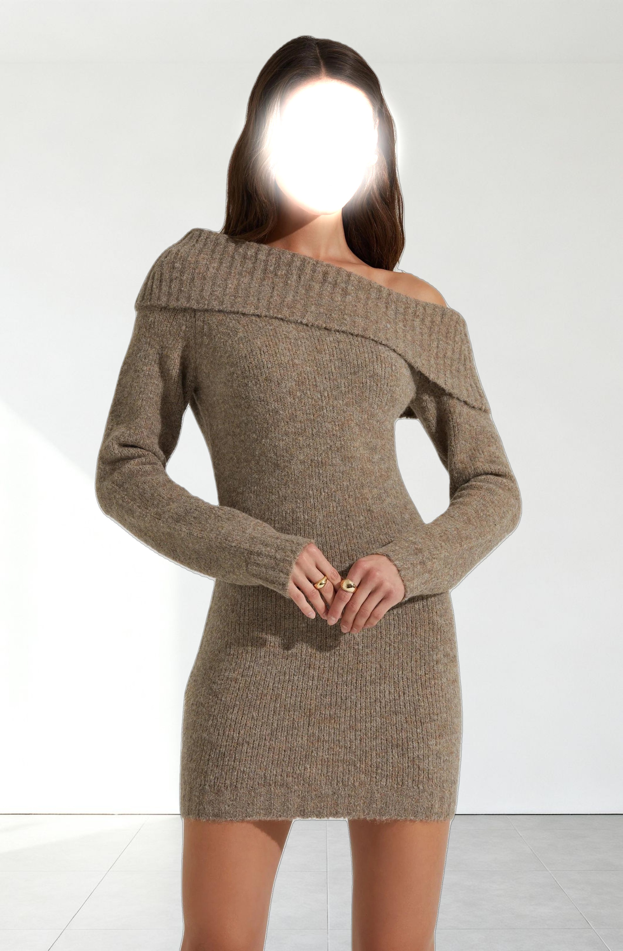 Leya Off Shoulder Sweater Dress