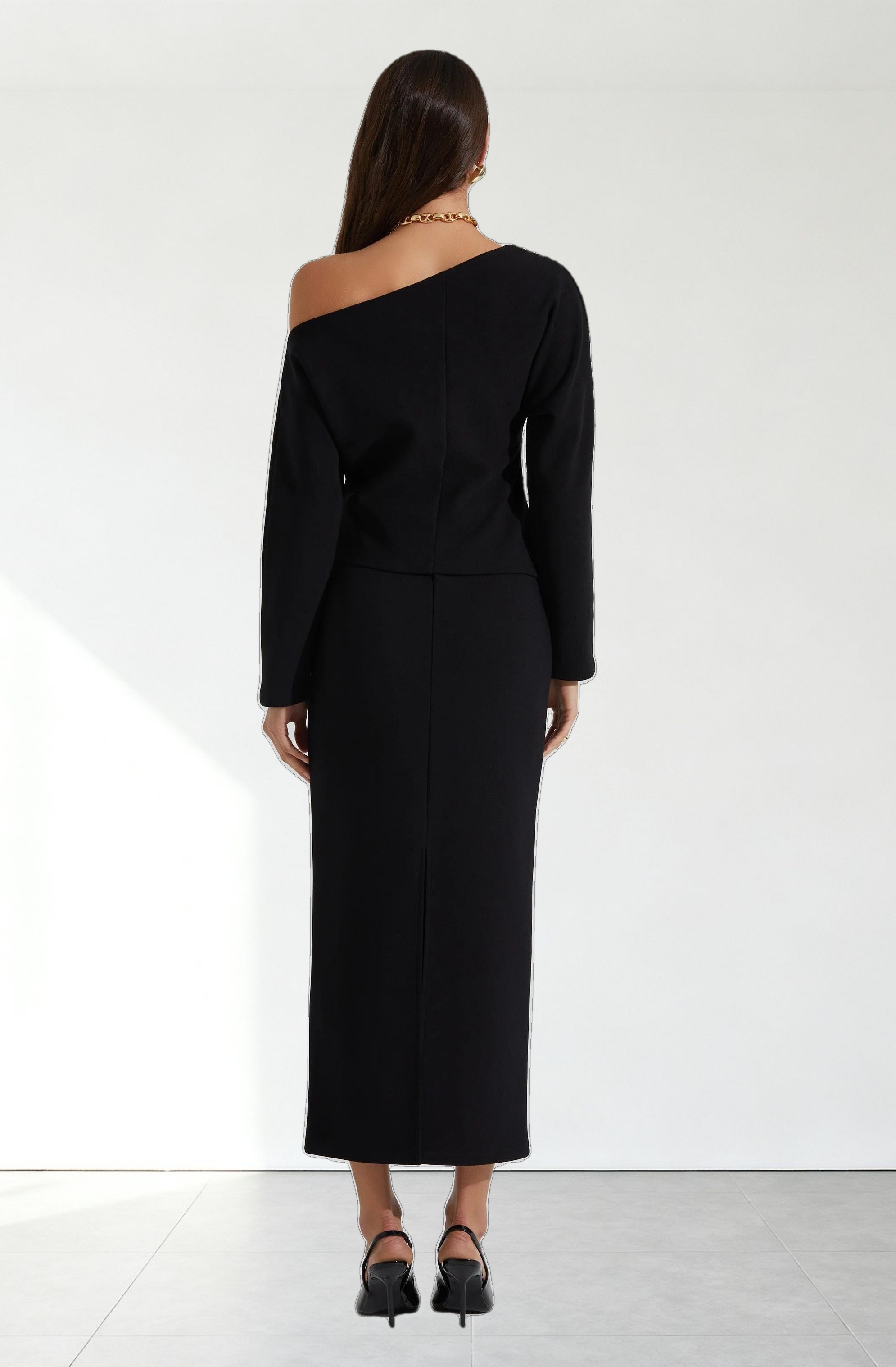 Kana Off Shoulder Asymmetric Top