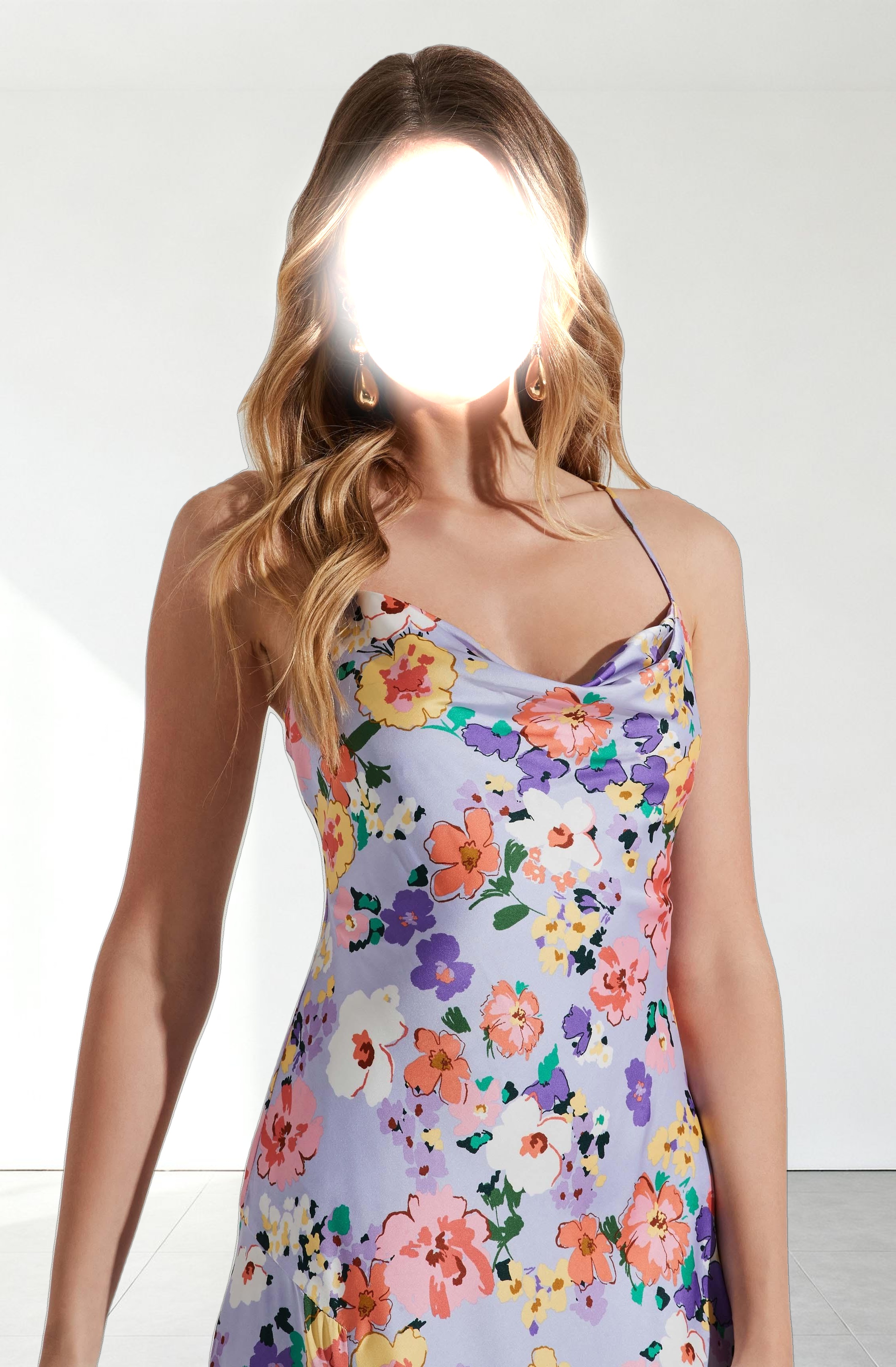 Gaia Floral Midi Dress