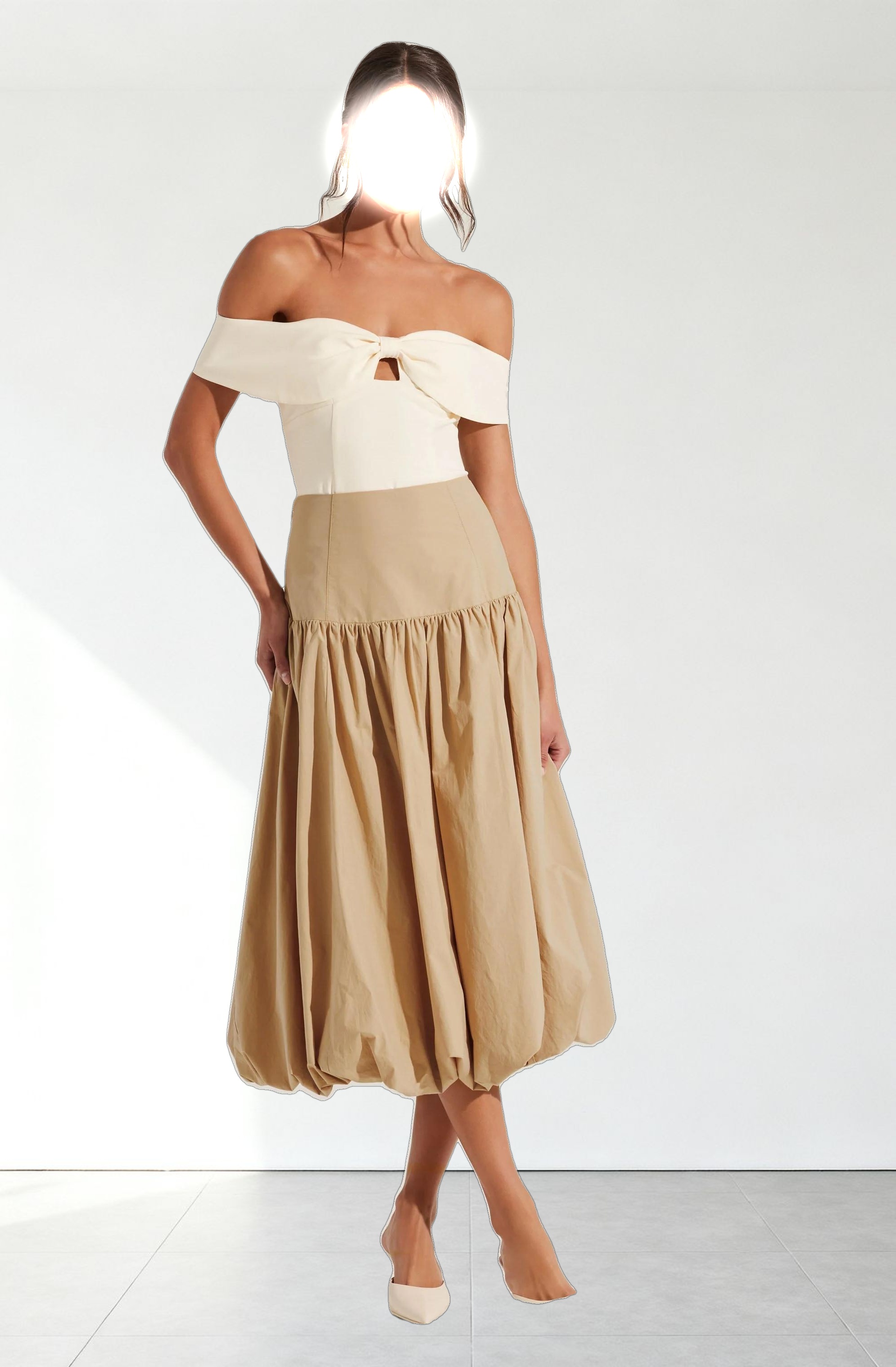 Telayna Off Shoulder Bow Top