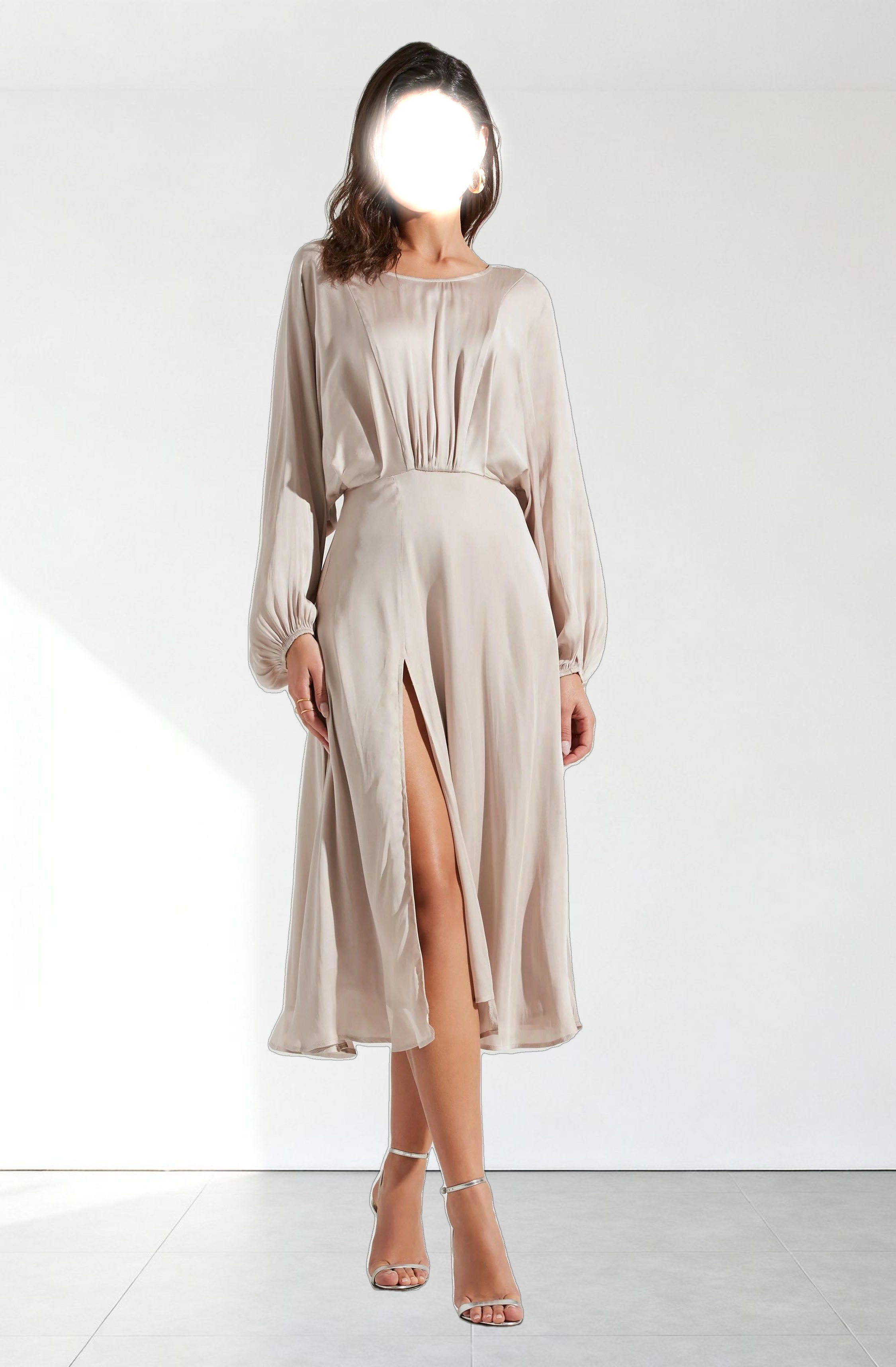 Marin Dolman Sleeve Midi Dress
